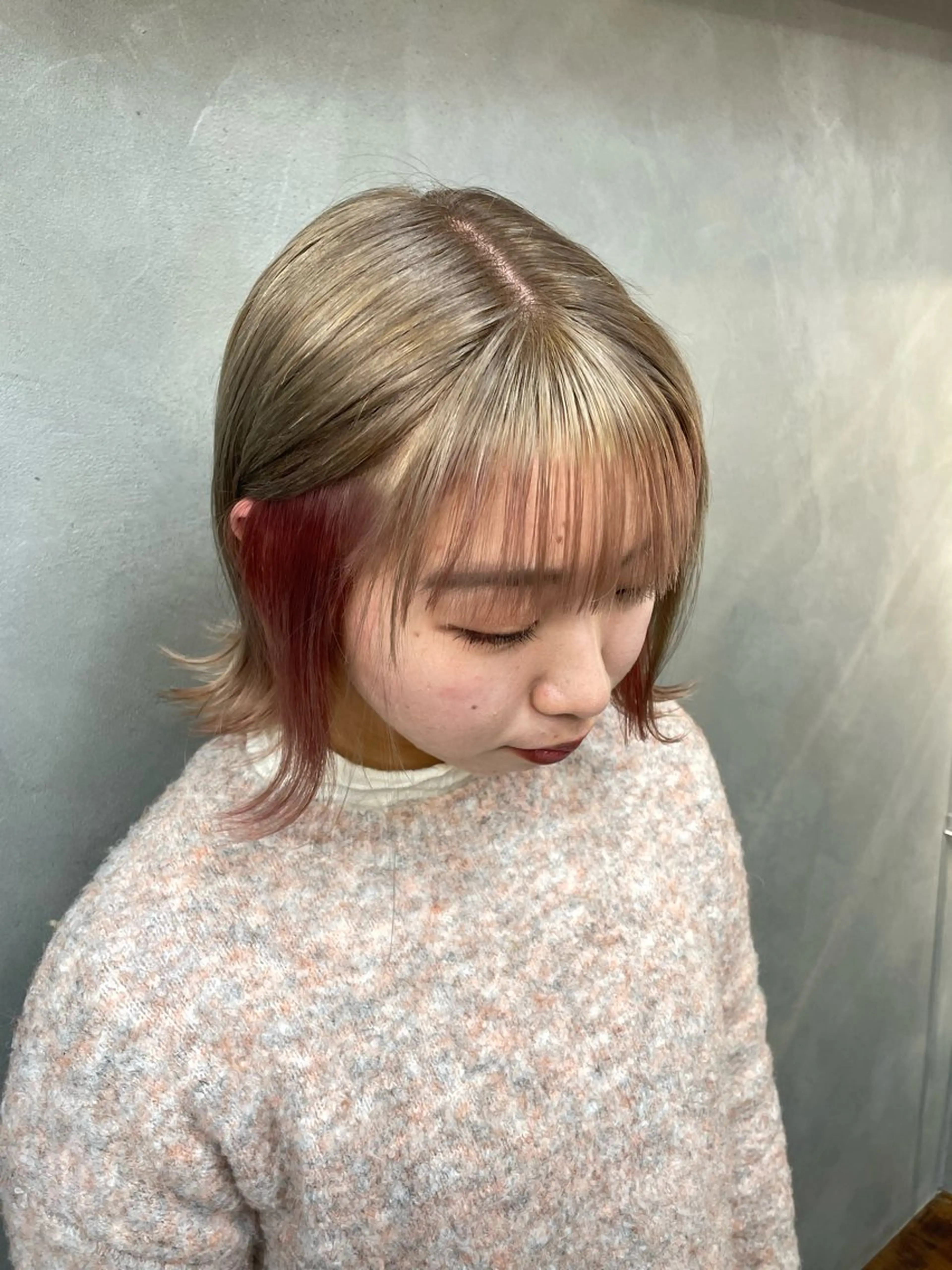 ショート カラー インナーカラー ヘアカラー TNB TOKYO所属・エクステ/コーンロウ KURUMI⛓️🔥のヘアスタイル