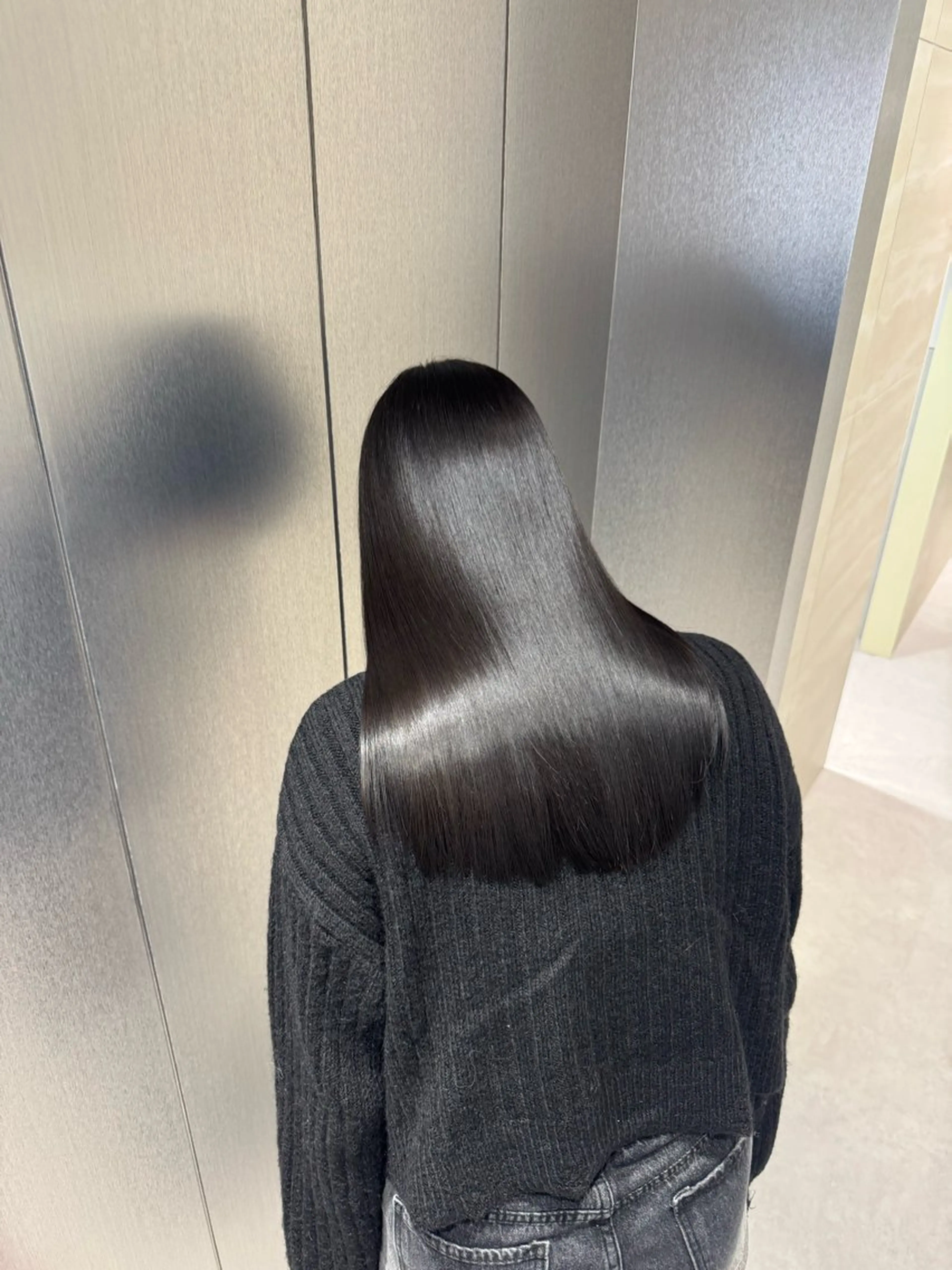 ロング 髪質改善 韓国風ヘア 縮毛矯正 SALOWIN east店6F所属・TAKUMI 【美髪特化】のヘアスタイル