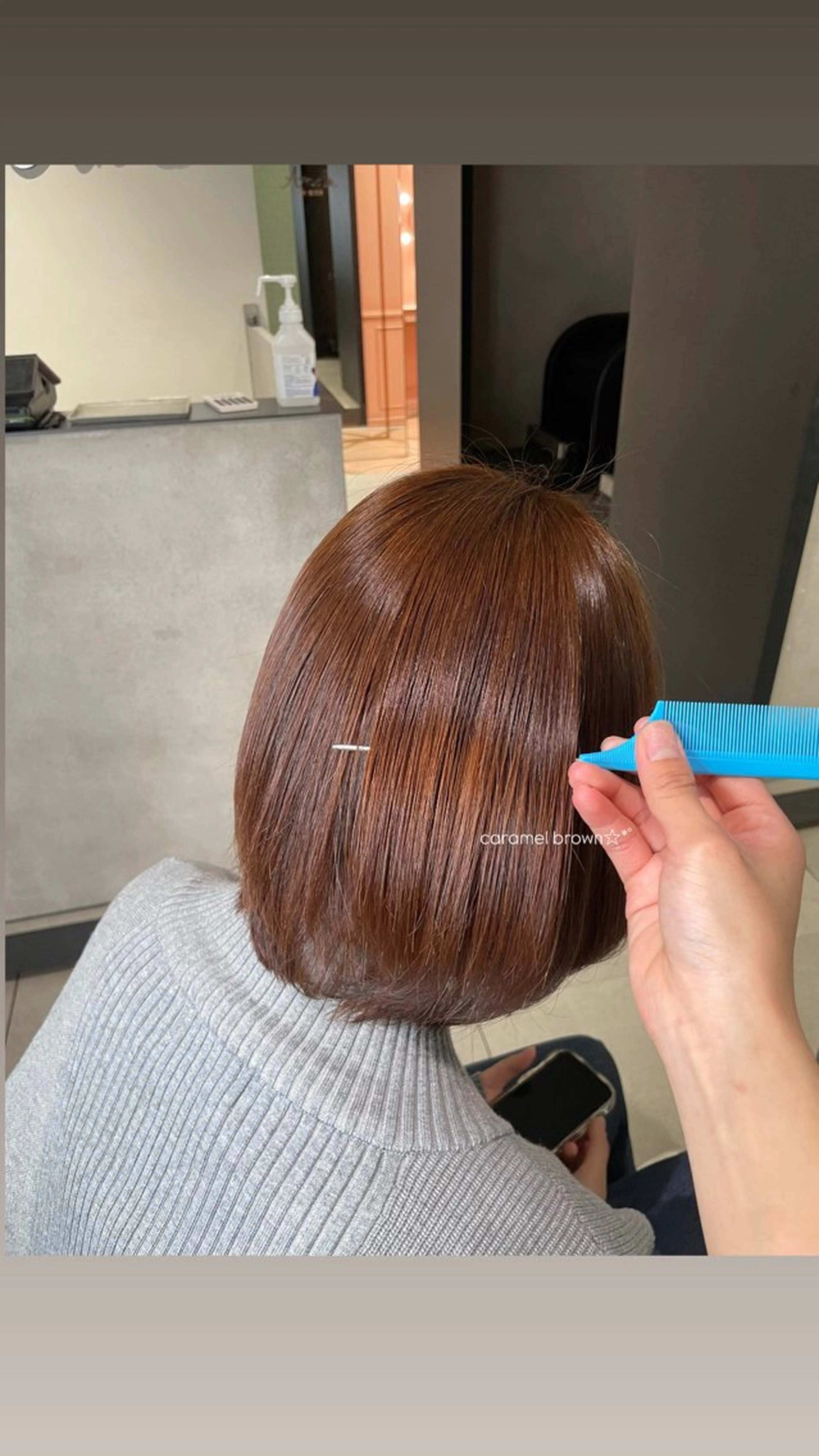 カラー offwhite Nano🪩🧡のヘアスタイル
