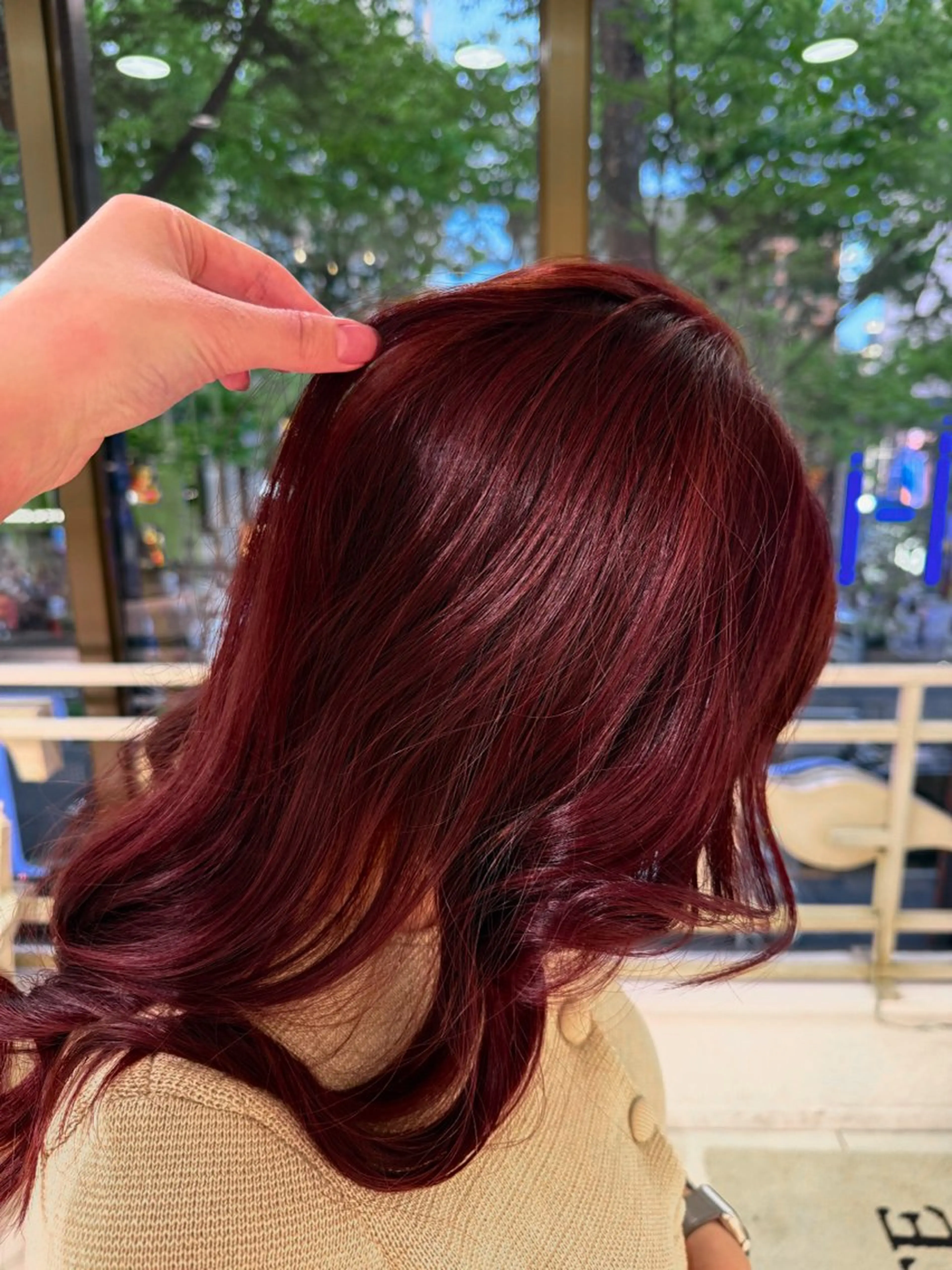 カラー ブリーチ ブリーチなしカラー ヘアカラー トリートメント 髪質改善”透け感" カラー/Hono🪞のヘアスタイル