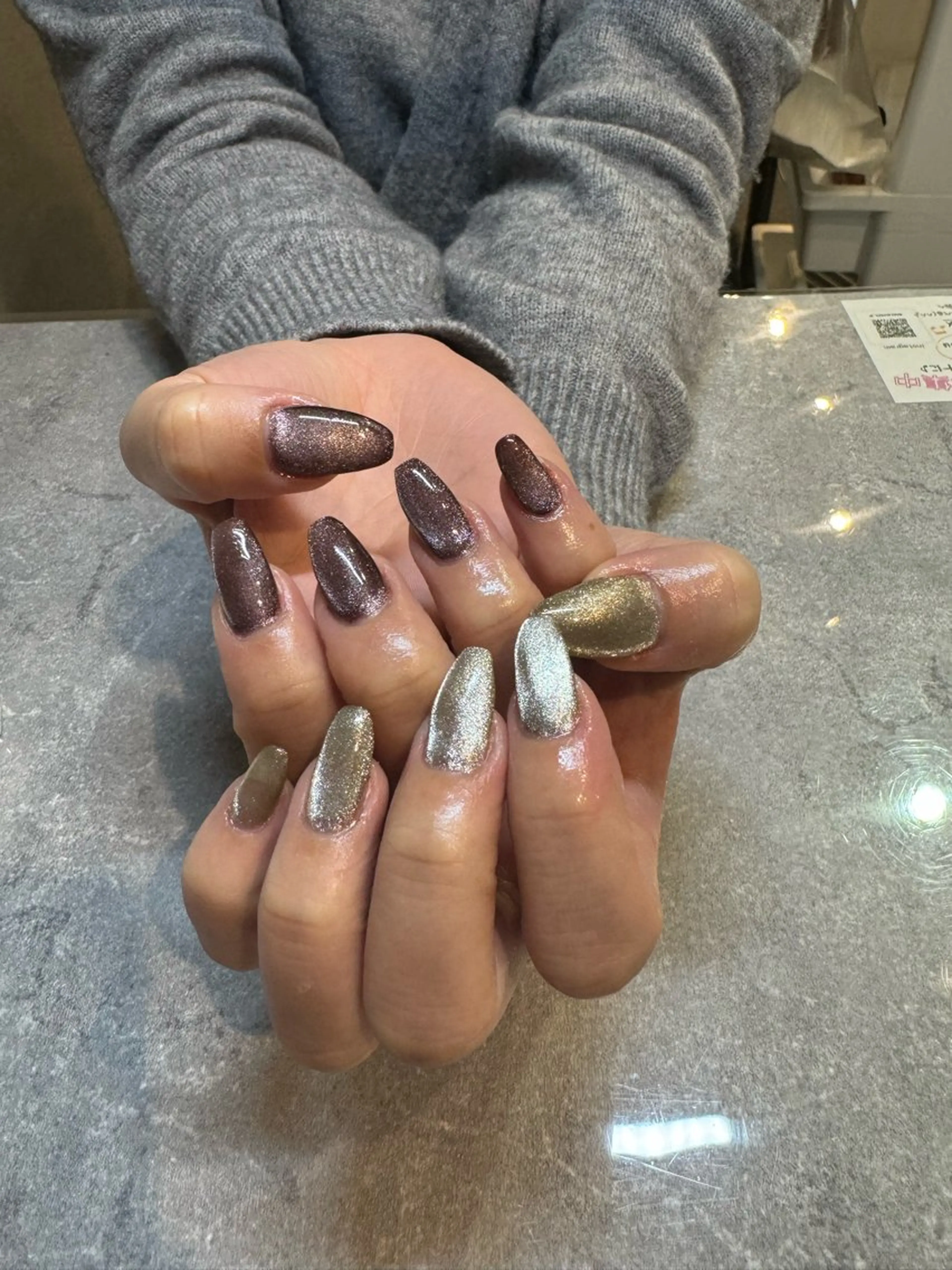 ネイル マグネットネイル Natsumi💎 堺筋本町ネイルサロンのネイルデザイン