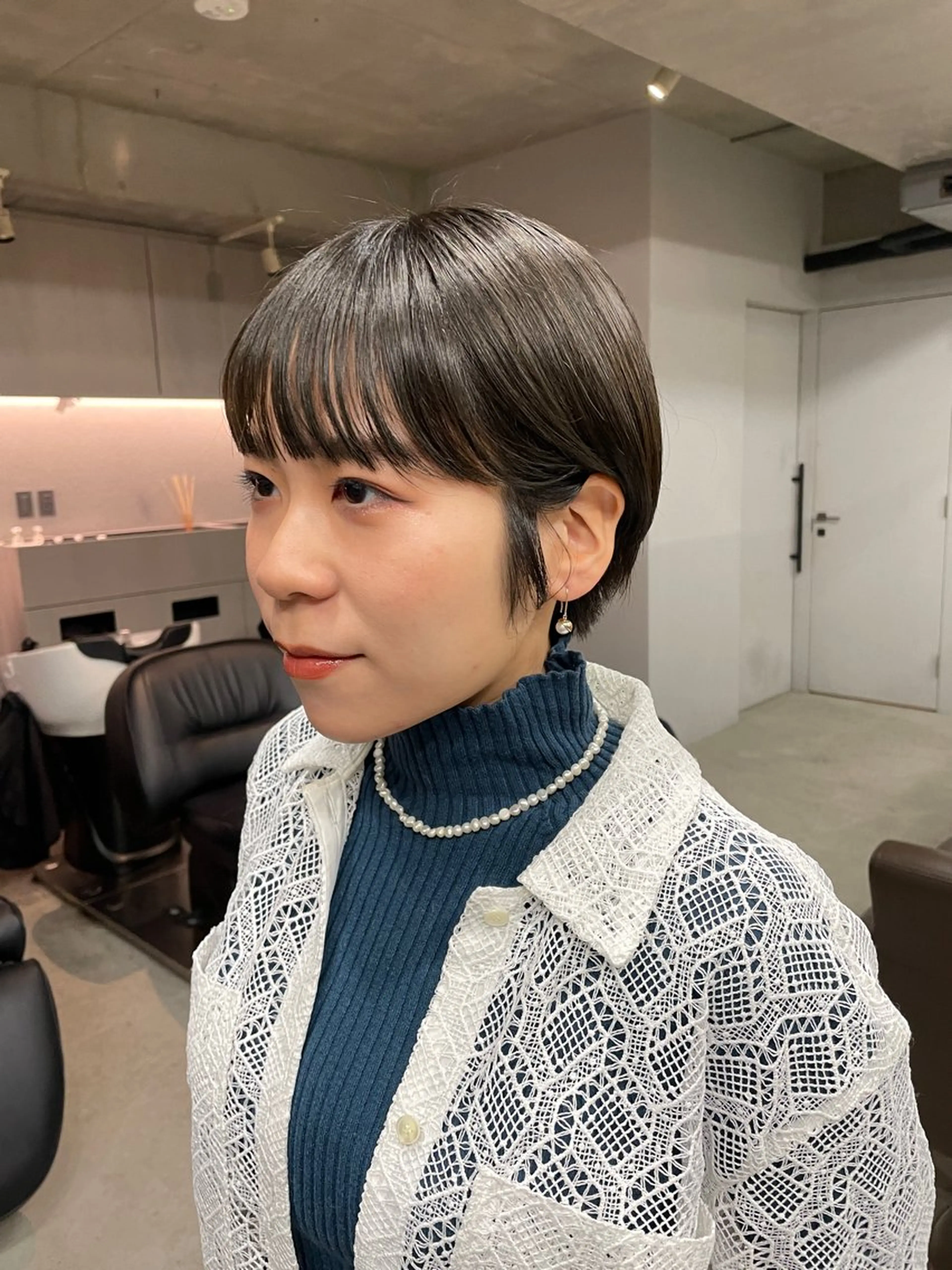 ショート カラー カット ヘアカラー トリートメント 表参道🌿赤み消し カラー/チナツのヘアスタイル