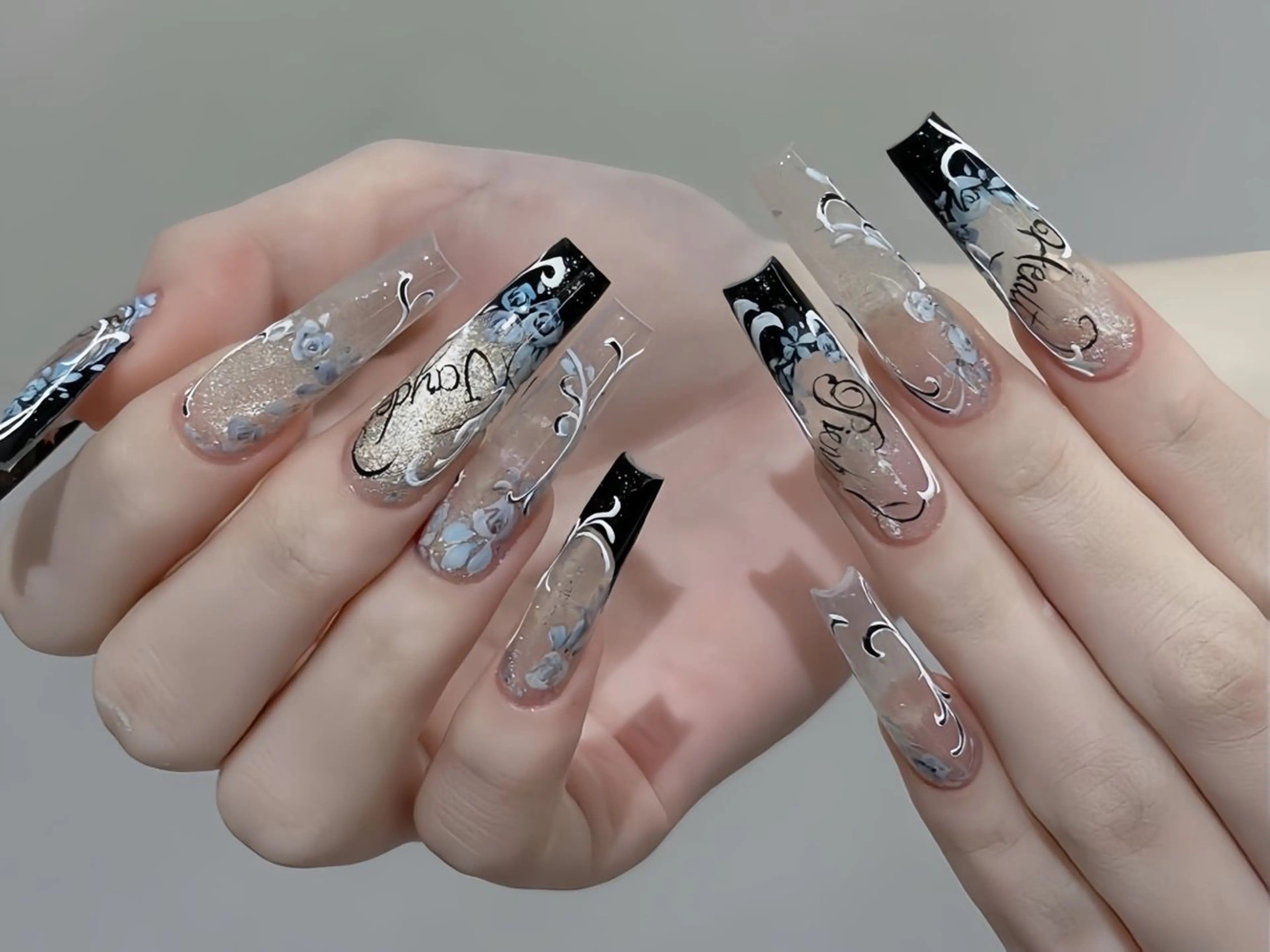 ネイル アートネイル ガーリー 韓国ネイル 持ち込み ニュアンスネイル Rin Nail 新大久保店のネイルデザイン