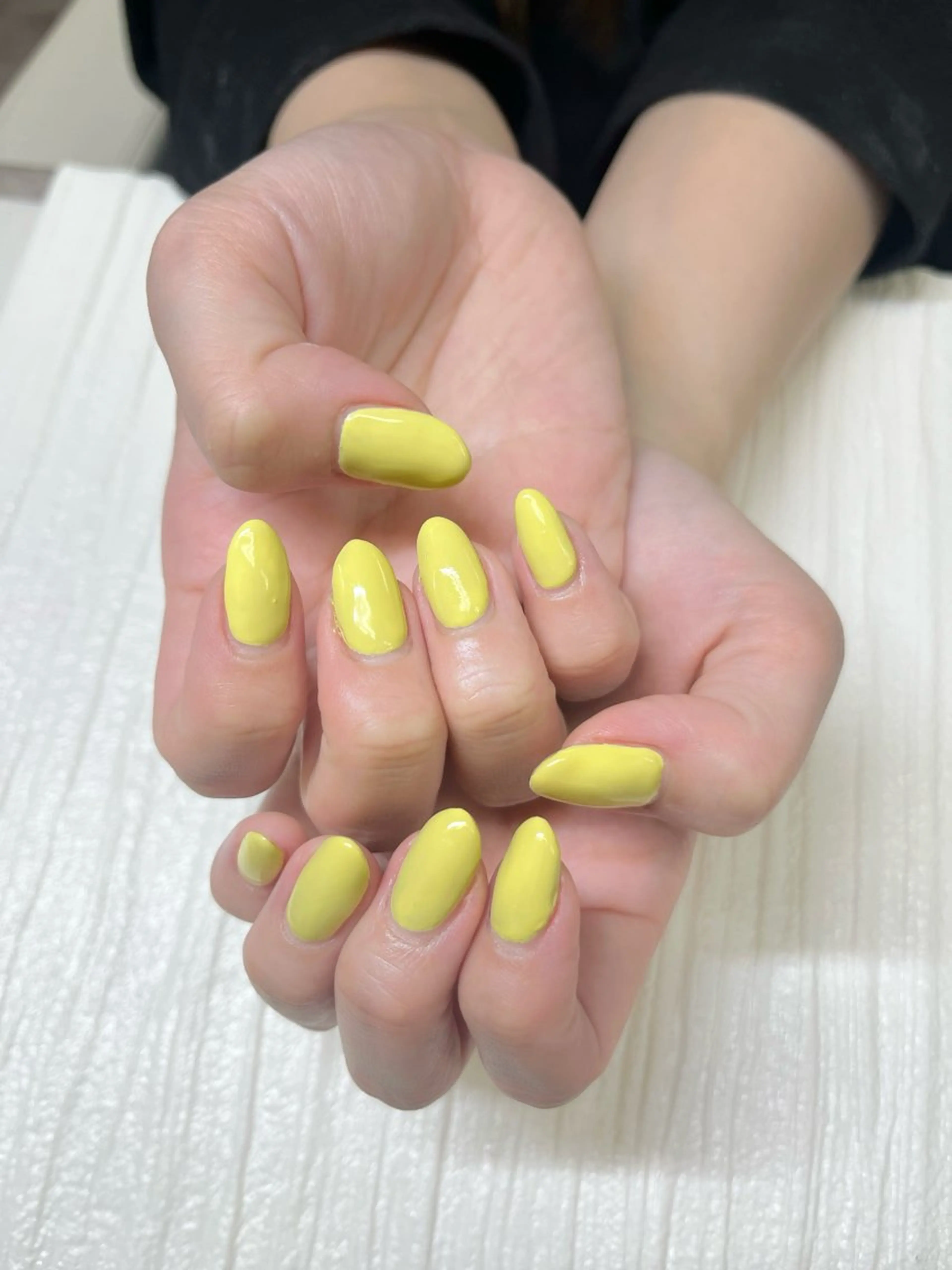 ネイル 黄色 chai 上本町 sakuraのネイルデザイン