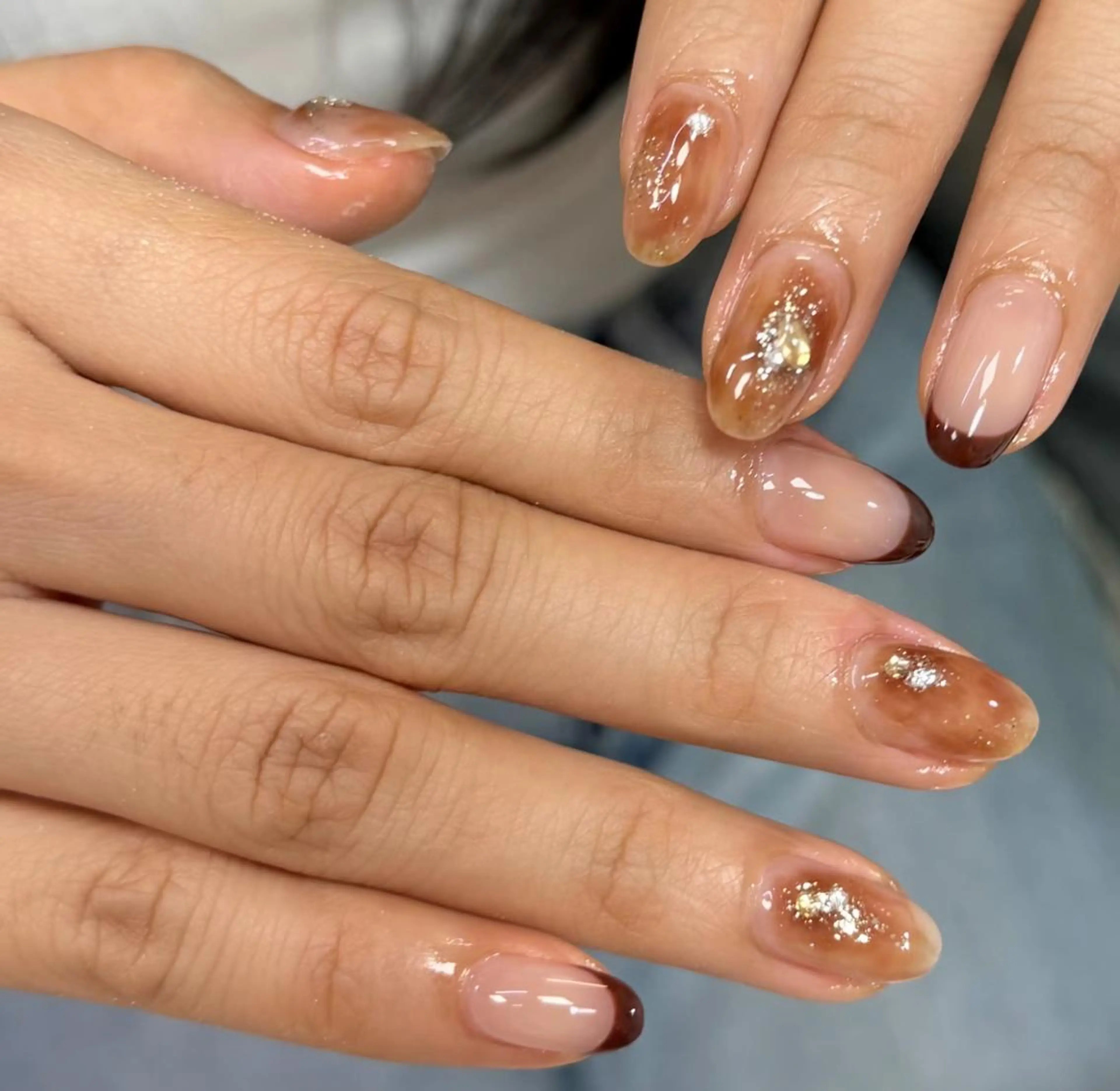 ネイル ハンドネイル By moonネイル 🌷ワンホン/韓国風のネイルデザイン