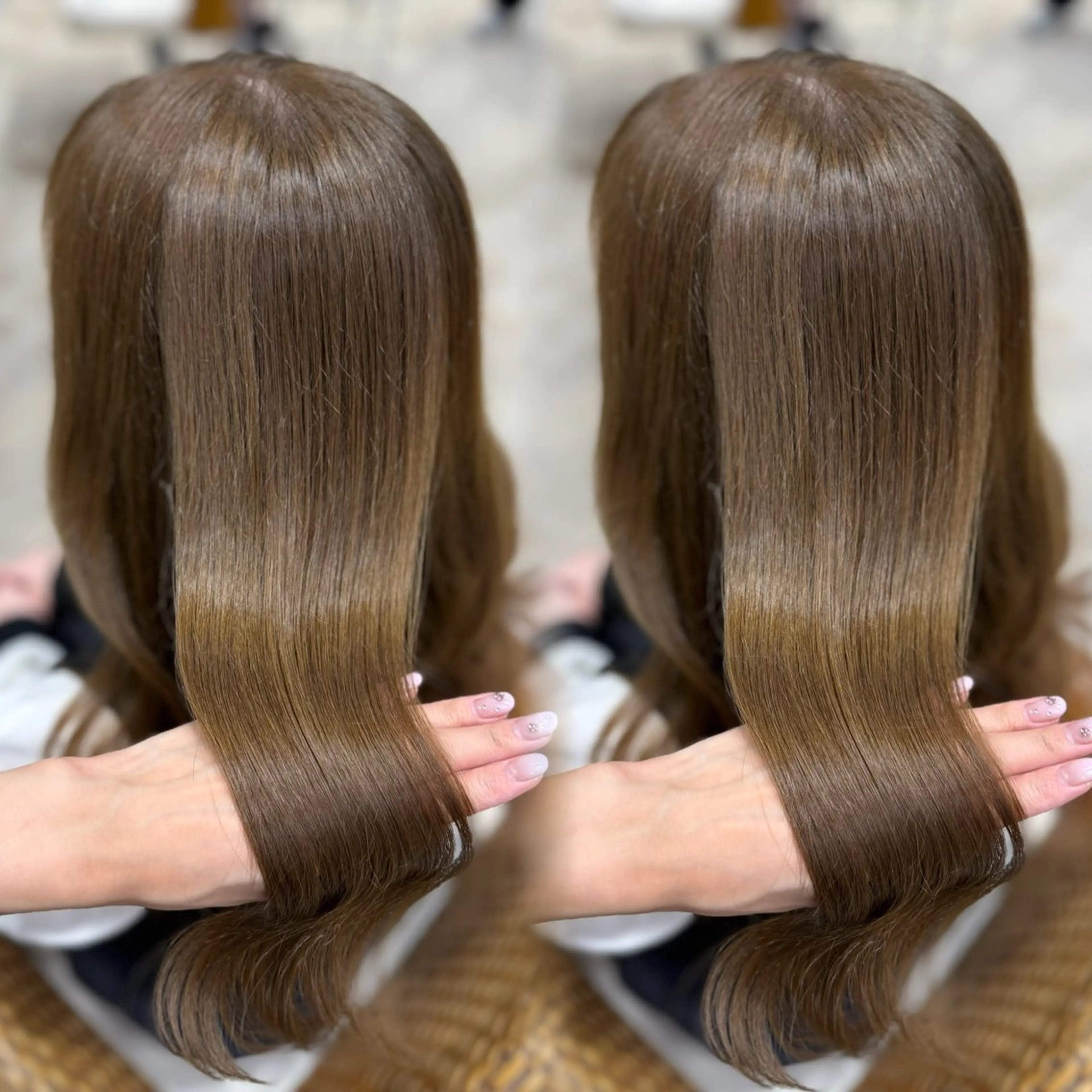 ロング カラー ヘアカラー 大久保 凜香のヘアスタイル