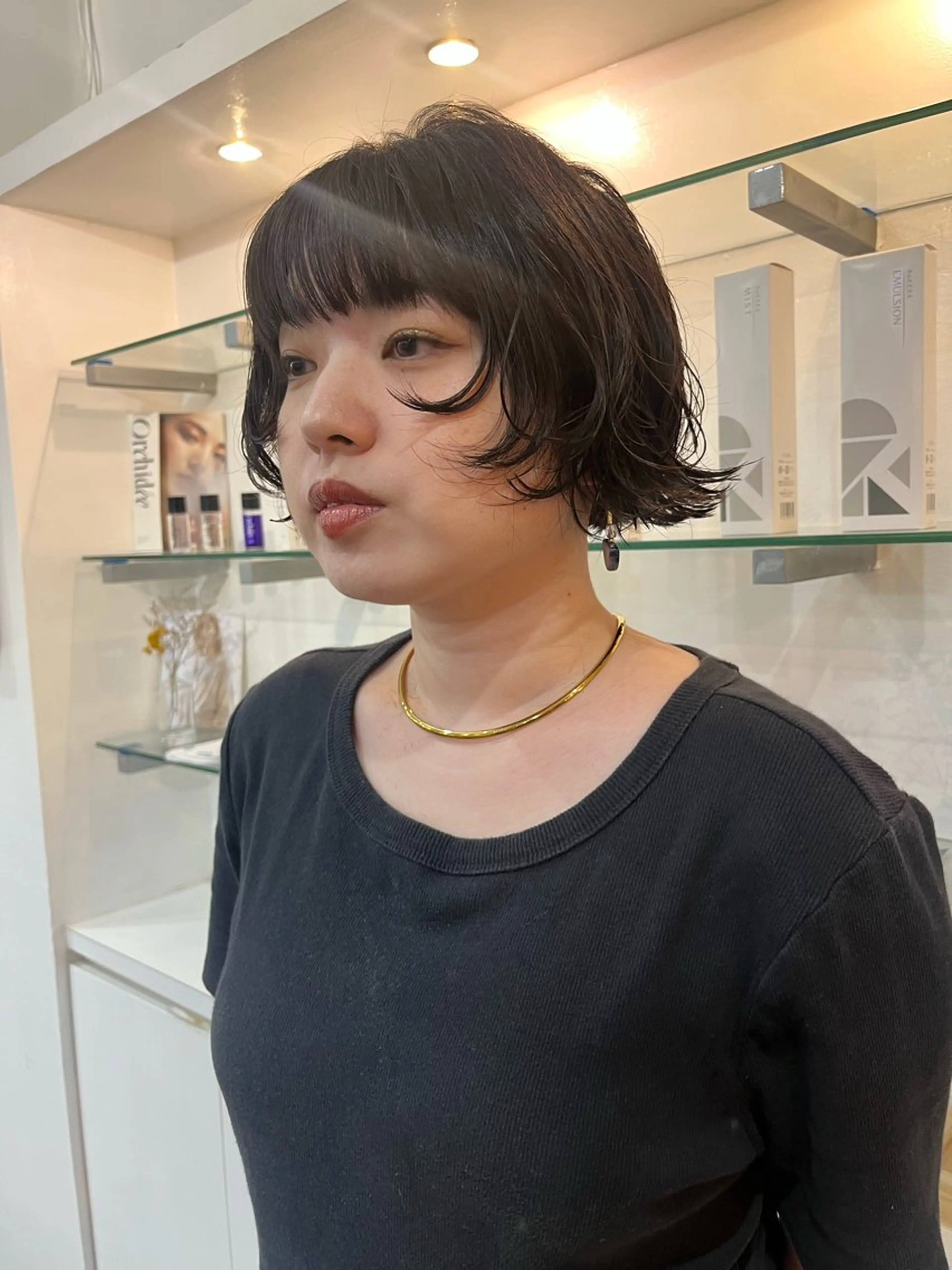 ショート カット パーマ 似合わせパーマ/ 山本銀次郎のヘアスタイル