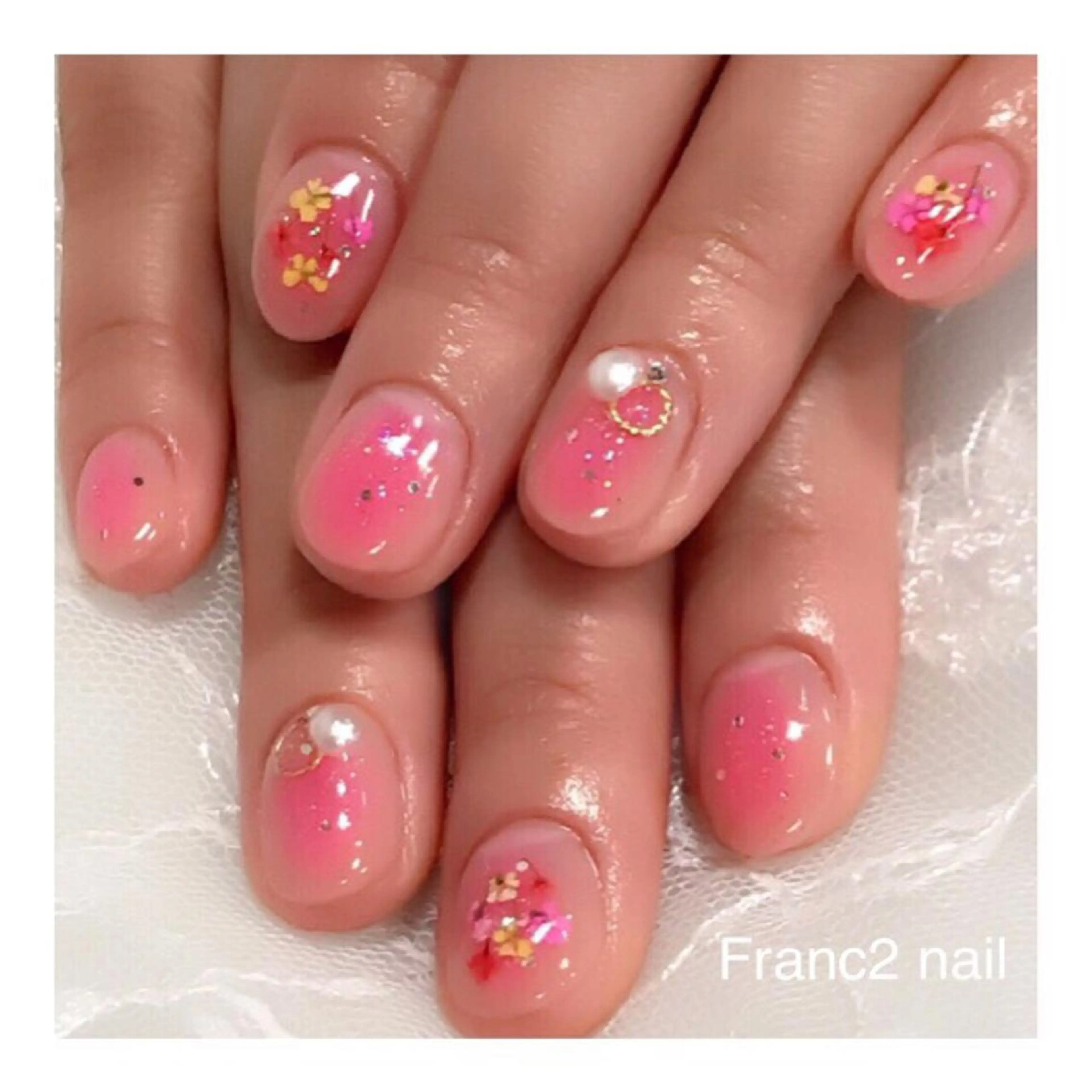 ネイル 玉造、森ノ宮 fran2 nailのネイルデザイン