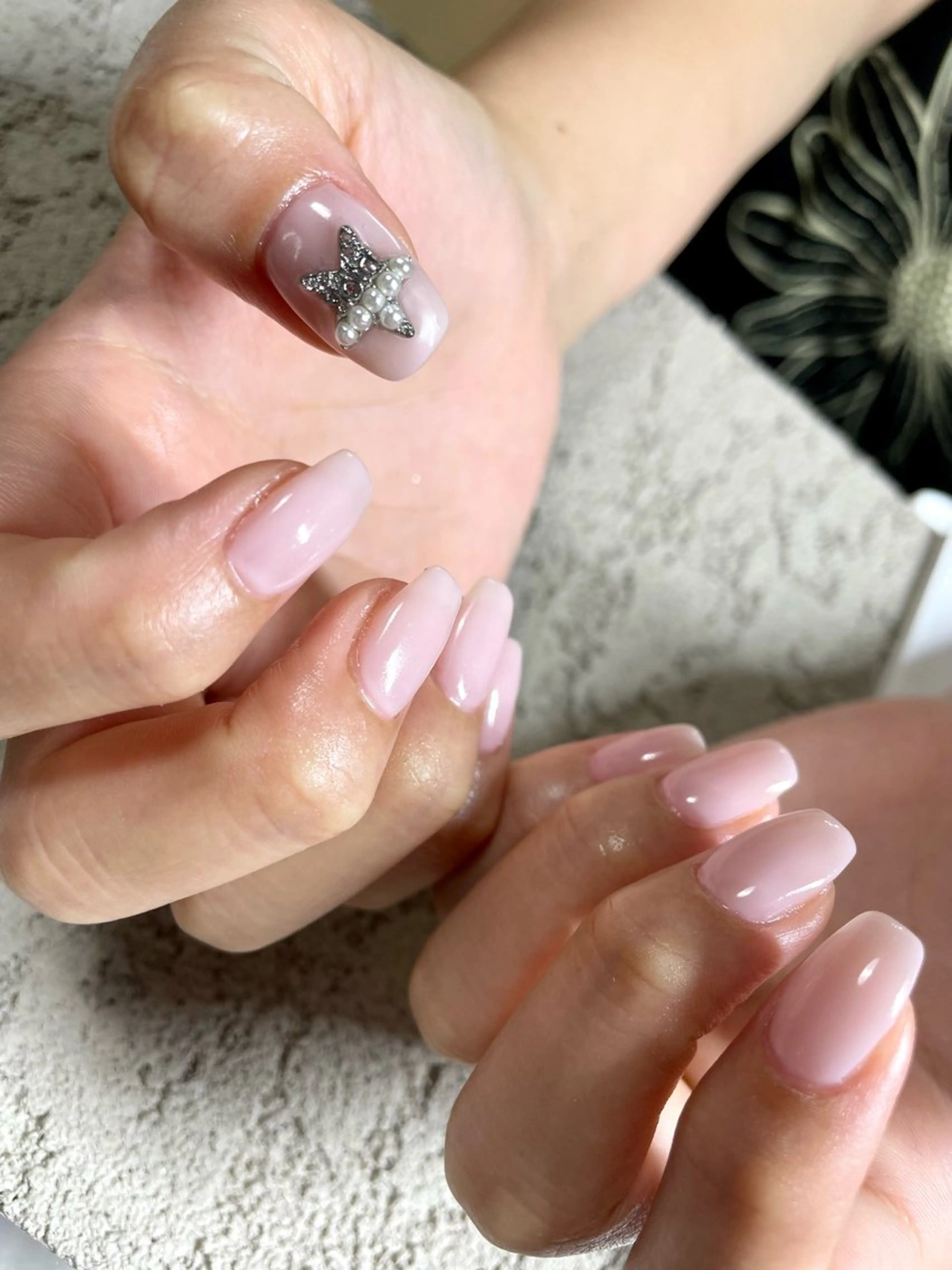 ネイル ピンク salon te.のネイルデザイン