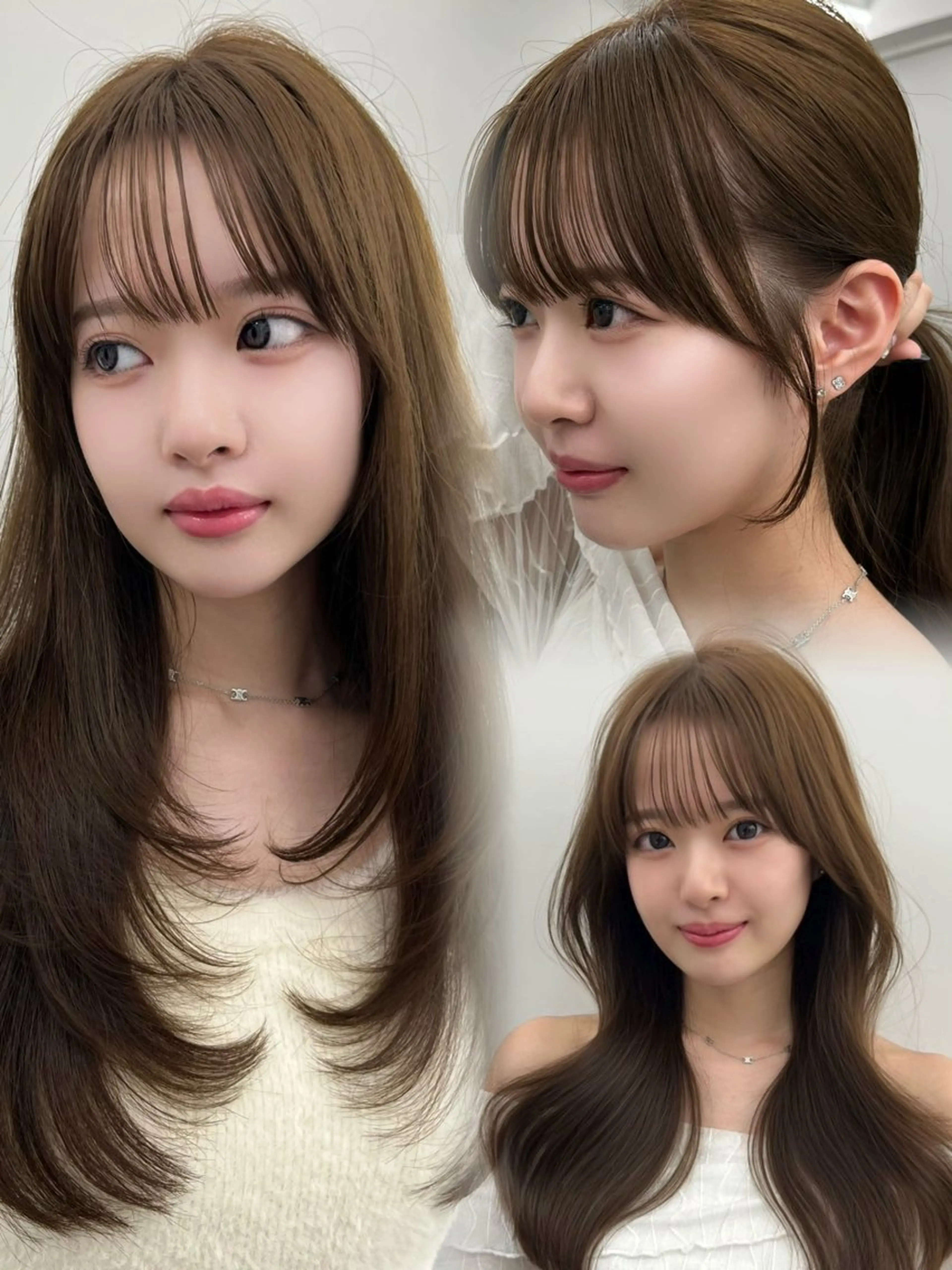 ロング カラー レイヤーカット顔周り /アレンジ伊藤彪真のヘアスタイル