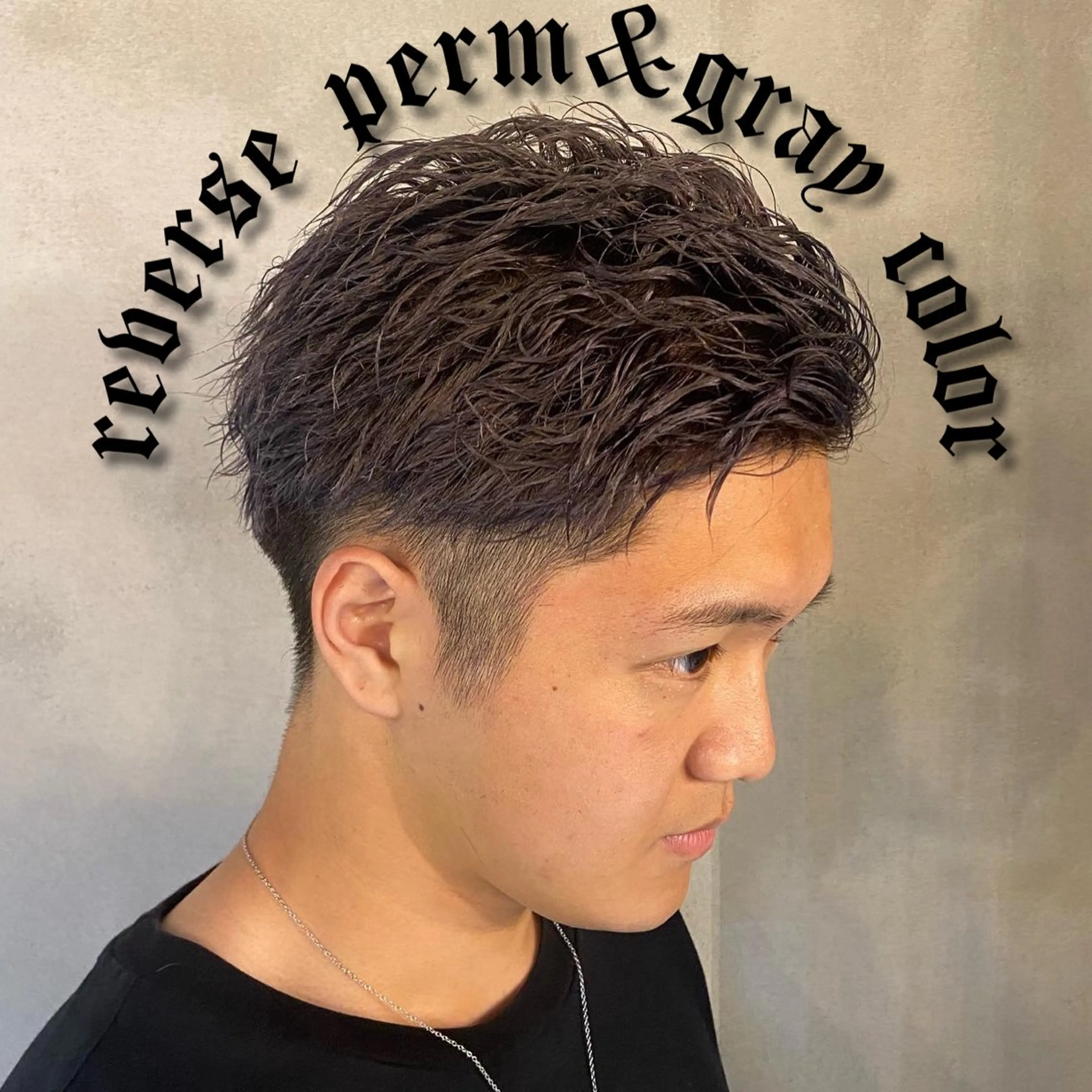 ショート カラー メンズ カット パーマ ツイスパ/ TAKUMIのヘアスタイル