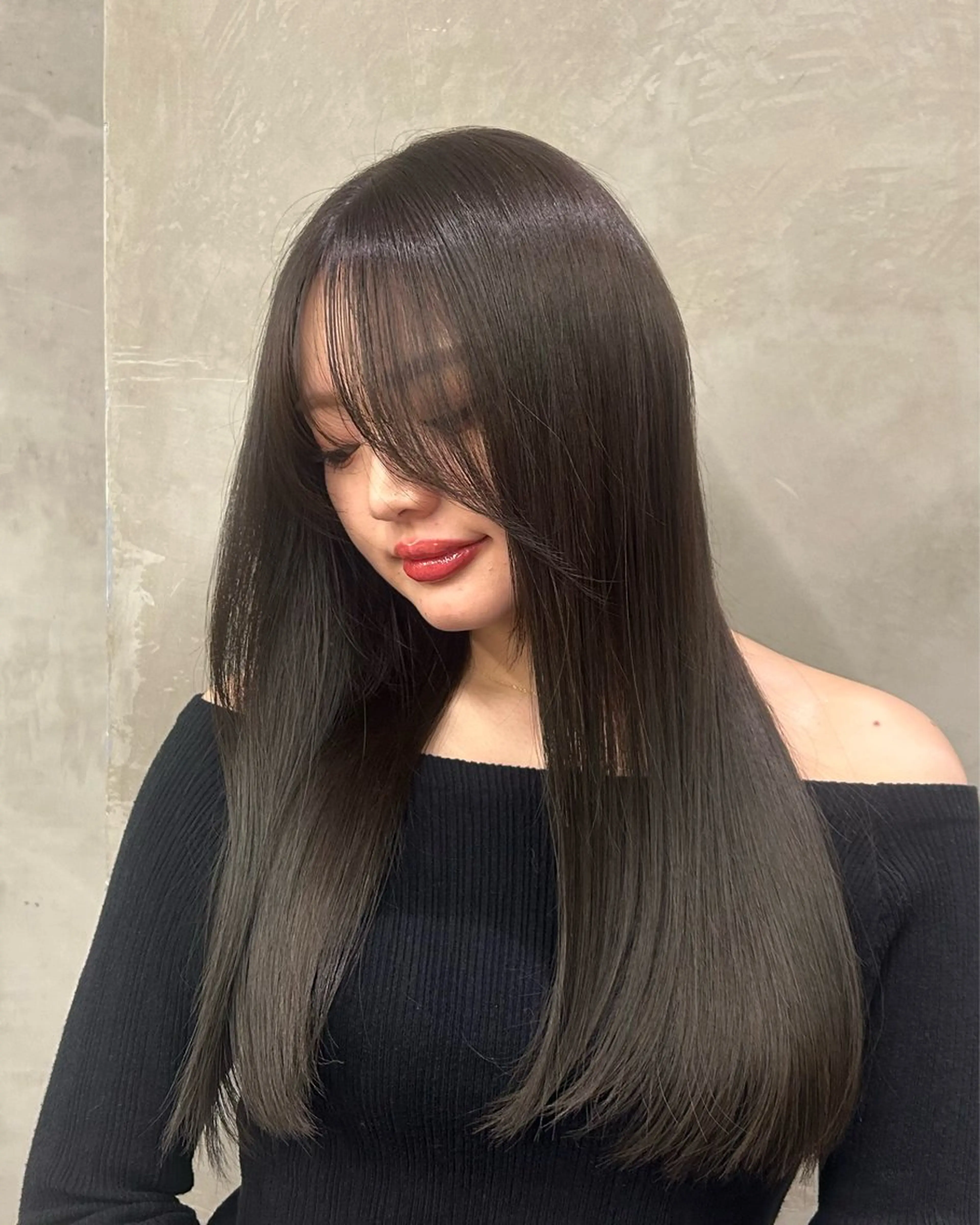 ロング カラー カット ヘアカラー トリートメント 🌼髪質改善/透明感 艶髪タケドミのヘアスタイル