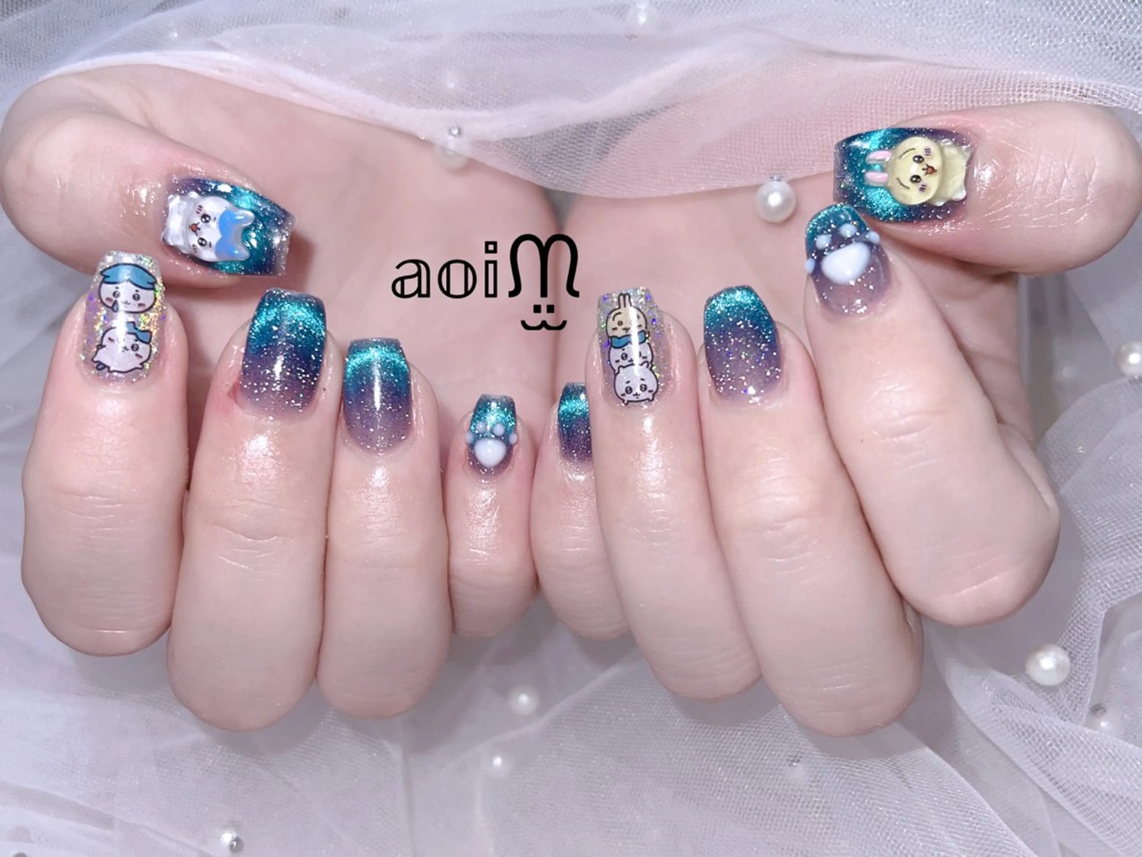 ネイル 葵うさぎ AIのネイルデザイン