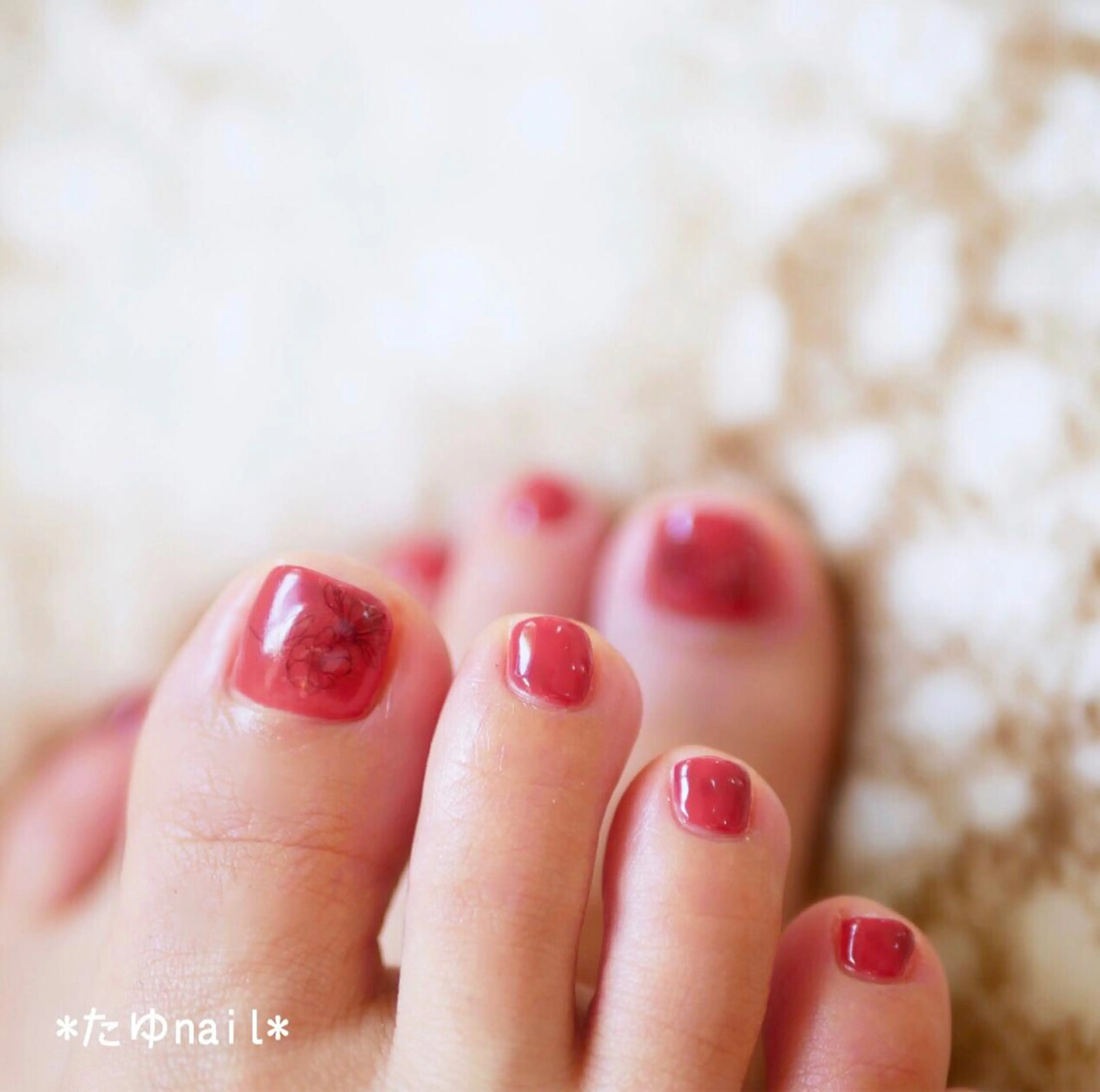 ネイル フットネイル ネイルサロン 【たゆnail】のネイルデザイン