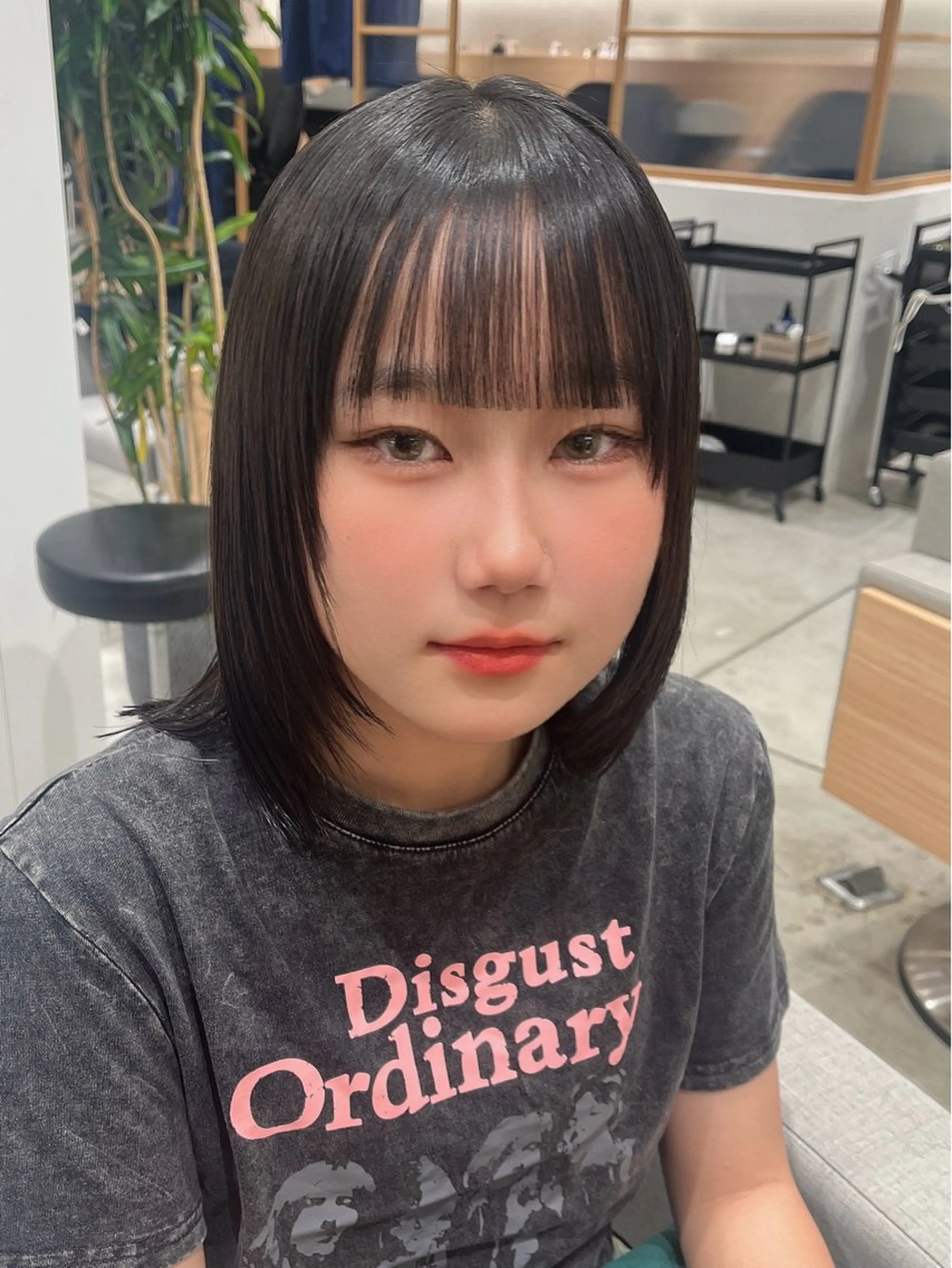 ミディアム パーマ 縮毛矯正 トリートメント stair:case 💖大類舞衣子💖のヘアスタイル