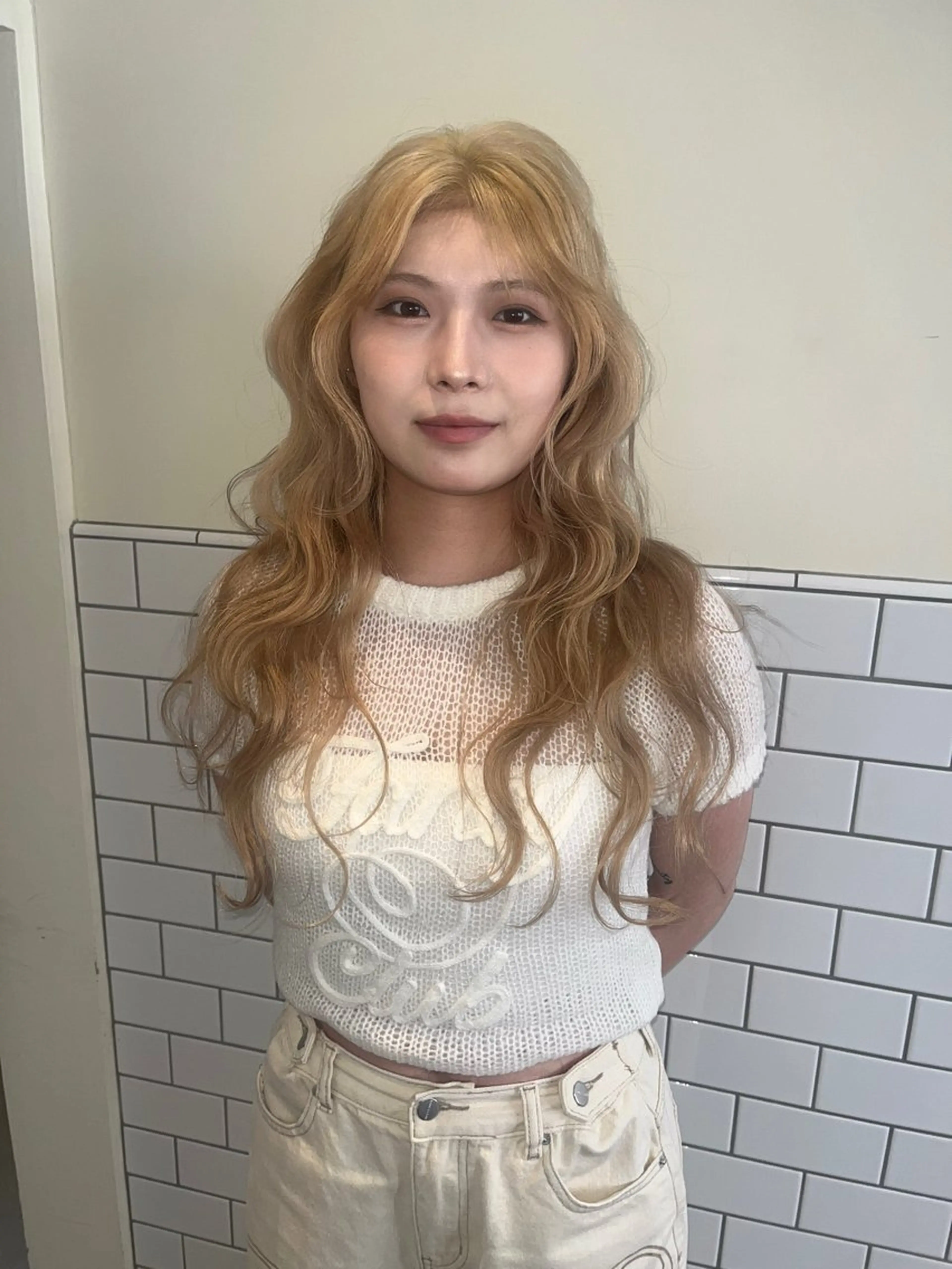 ロング カラー カット ヘアカラー 🦮shiori アイドルオタク🦮のヘアスタイル