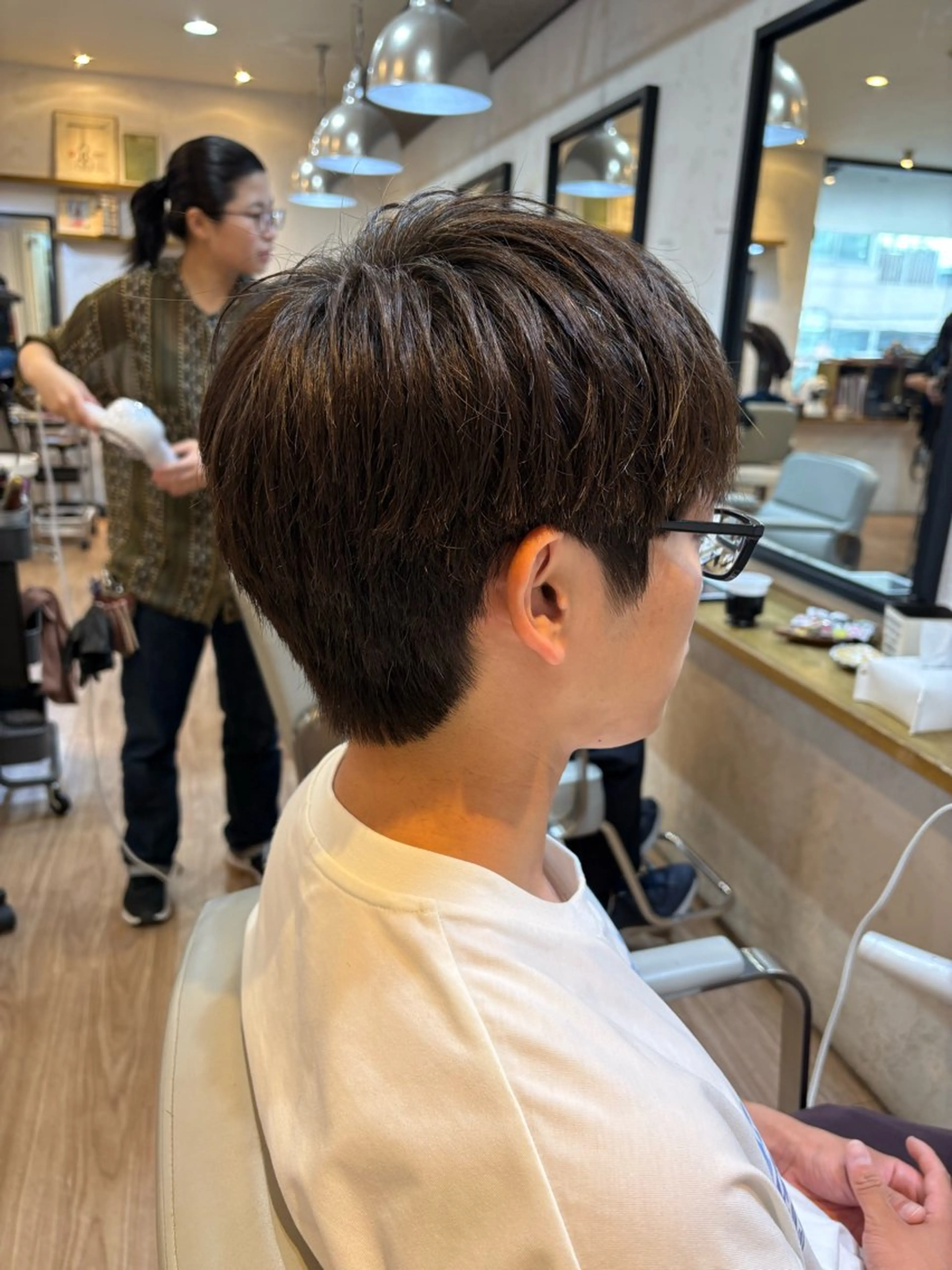 メンズ カット ヘッドスパ 韓国ヘアー🇰🇷 MIWAのヘアスタイル