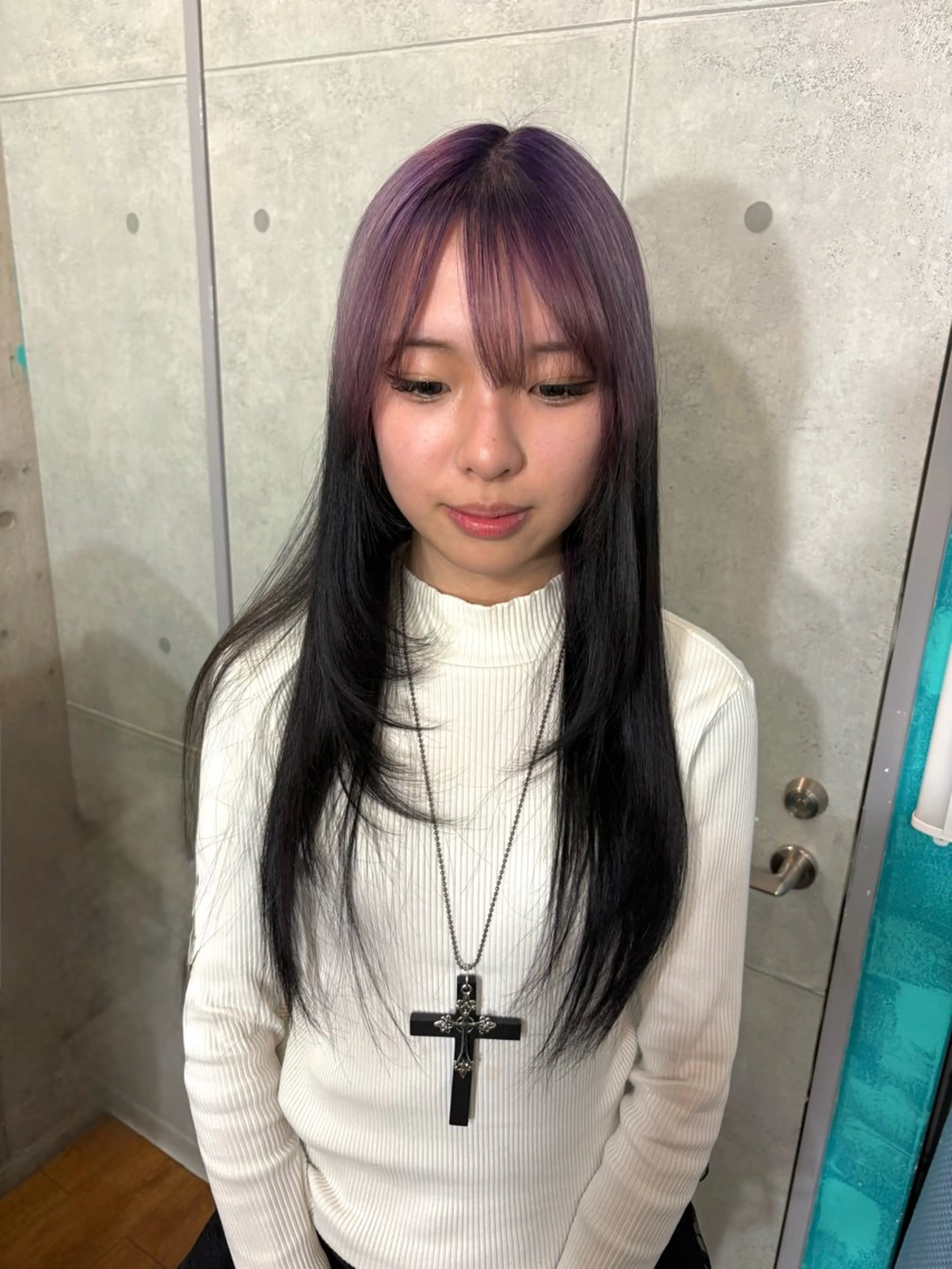 ロング カラー ヘアカラー 加藤志保 🎗️🫧モデル募集のヘアスタイル