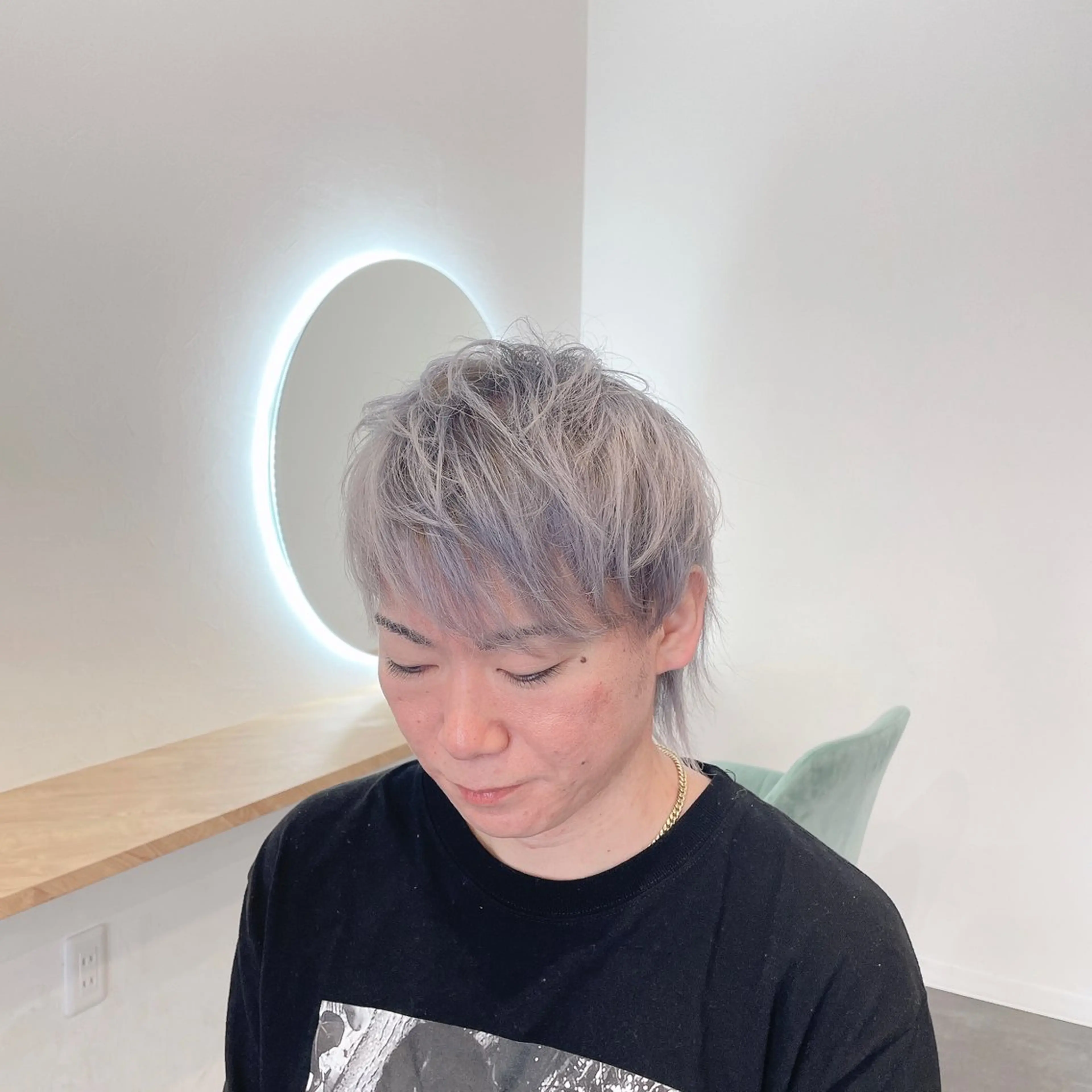 ショート カラー メンズ メンズバレイヤージュ メンズブリーチ メンズハイライト メンズハイトーン メンズインナーカラー ヘアカラー トリートメント Lilith所属・デザインカラー 髪質改善Lilithのその他イメージ