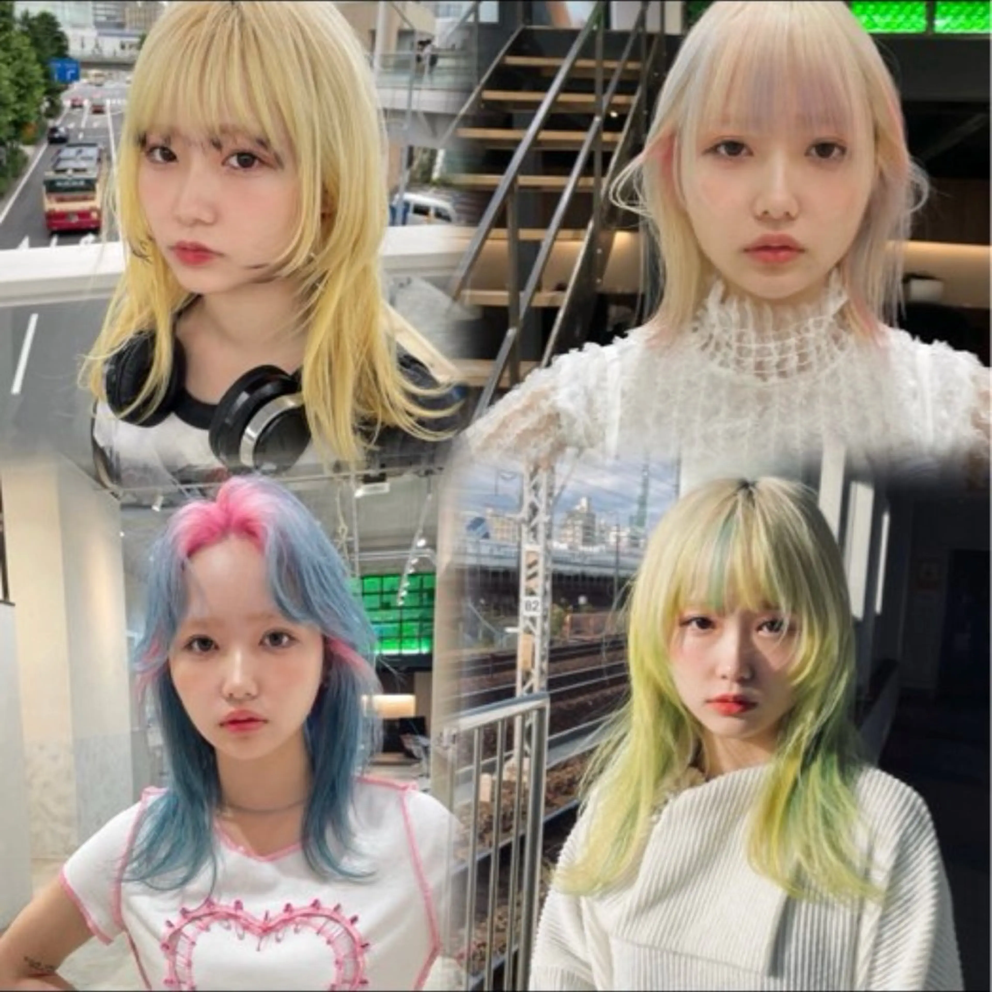 ロング カラー ハイトーンブリーチ 名古屋/FUTOのヘアスタイル