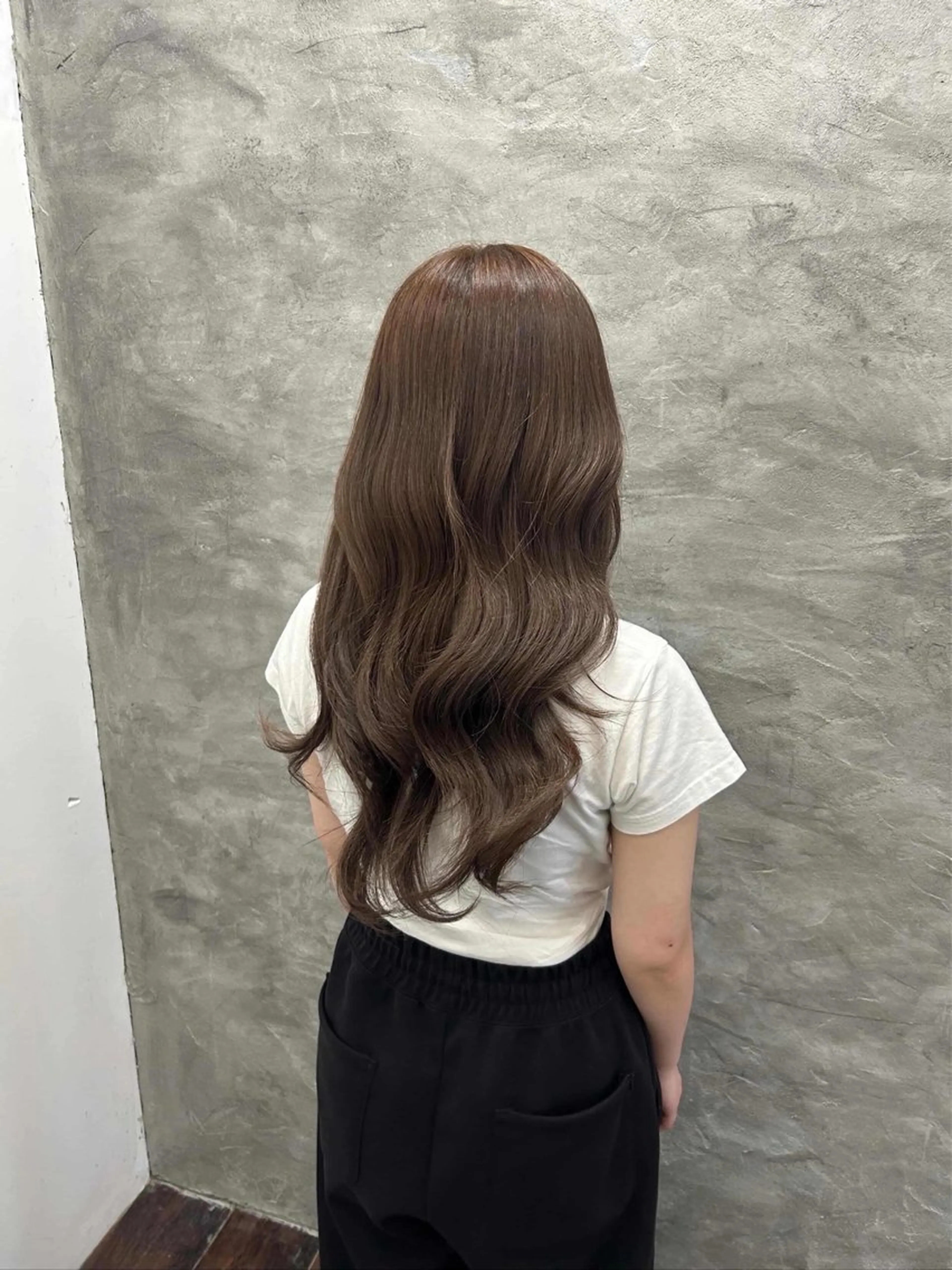 カラー ルプラボウ ふくい きなりのヘアスタイル