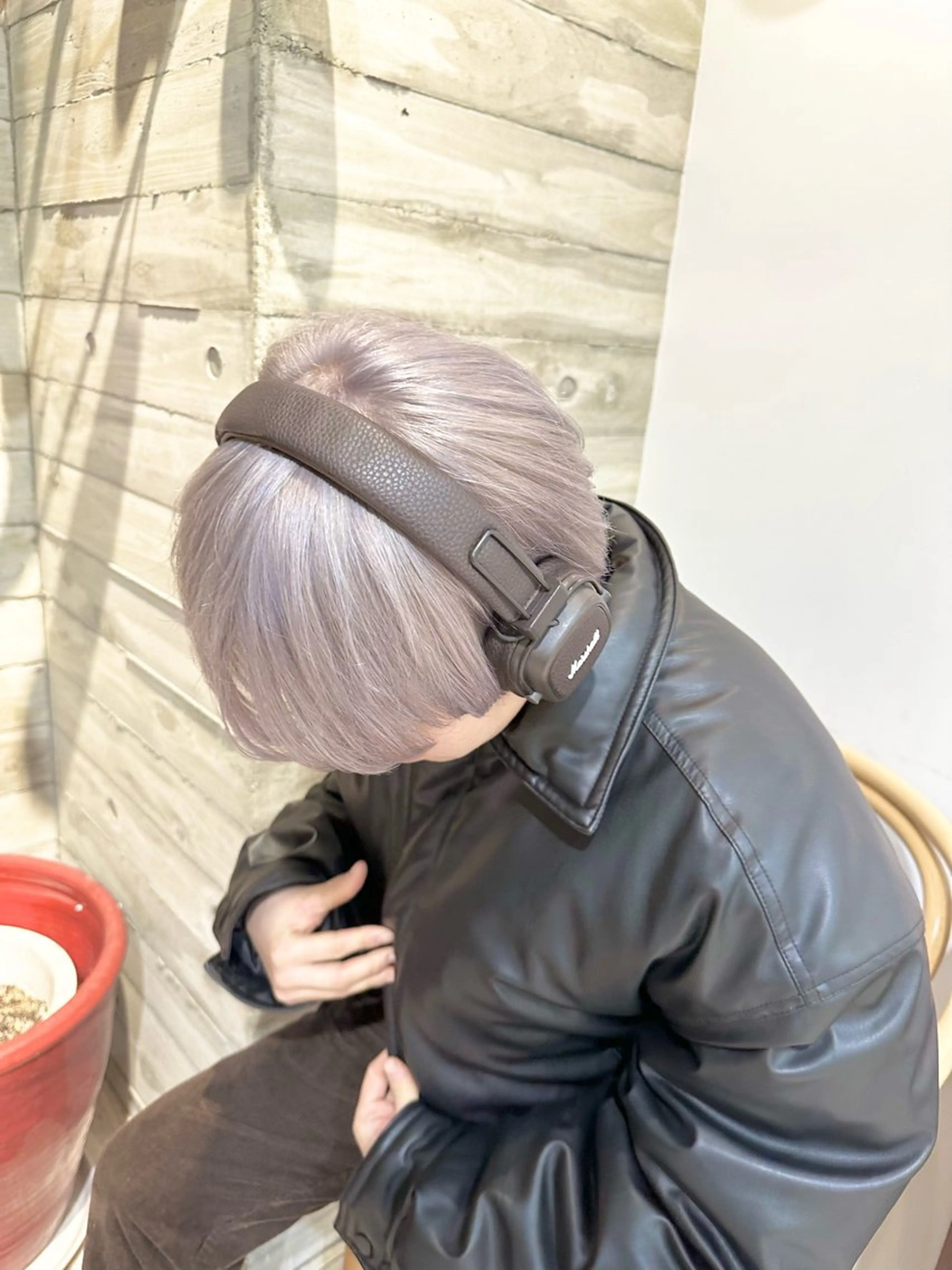 ショート カラー メンズ ヘアカラー トリートメント kai .のヘアスタイル