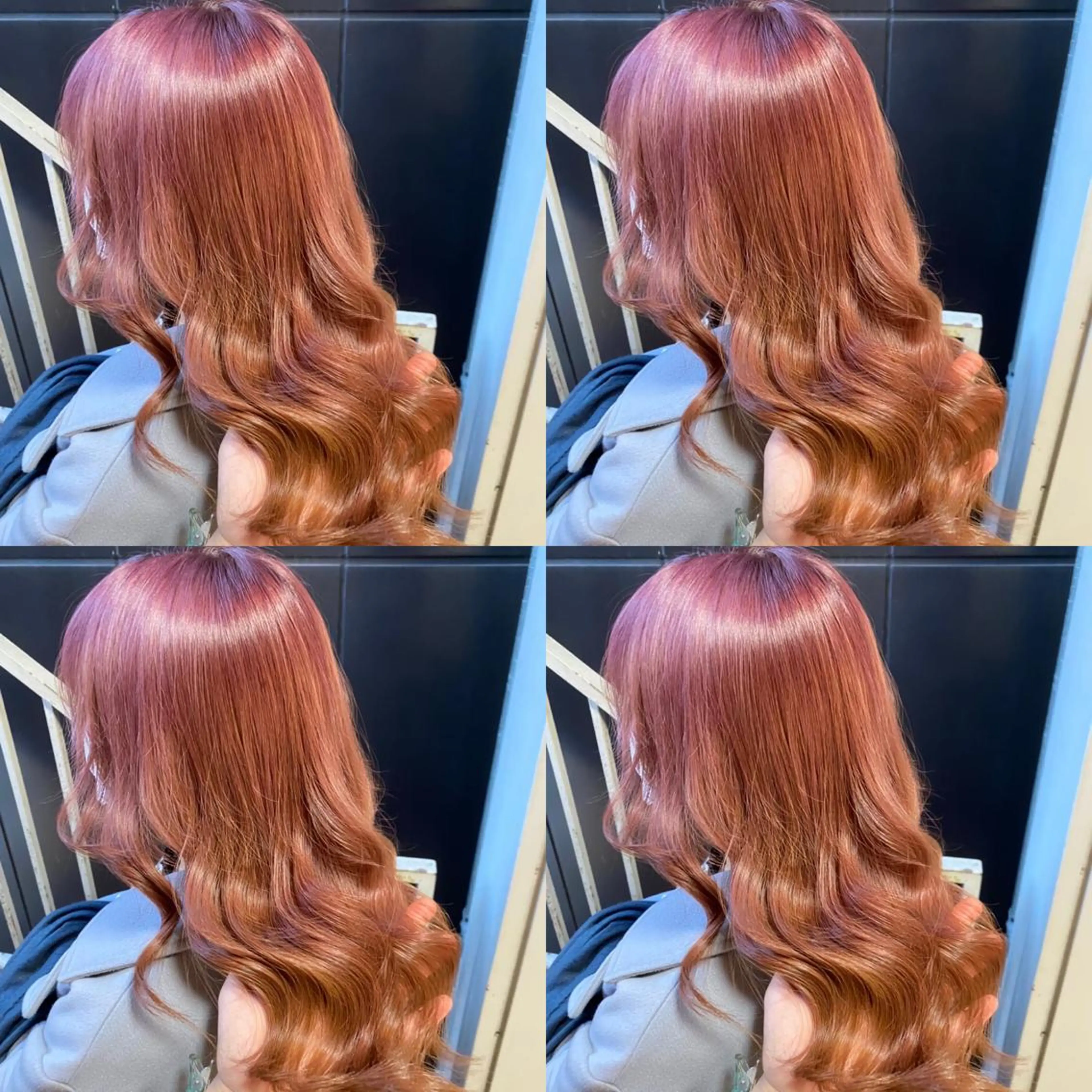 セミロング カラー ヘアアレンジ 💎韓国レイヤー ×エクステゆうま💎のヘアスタイル