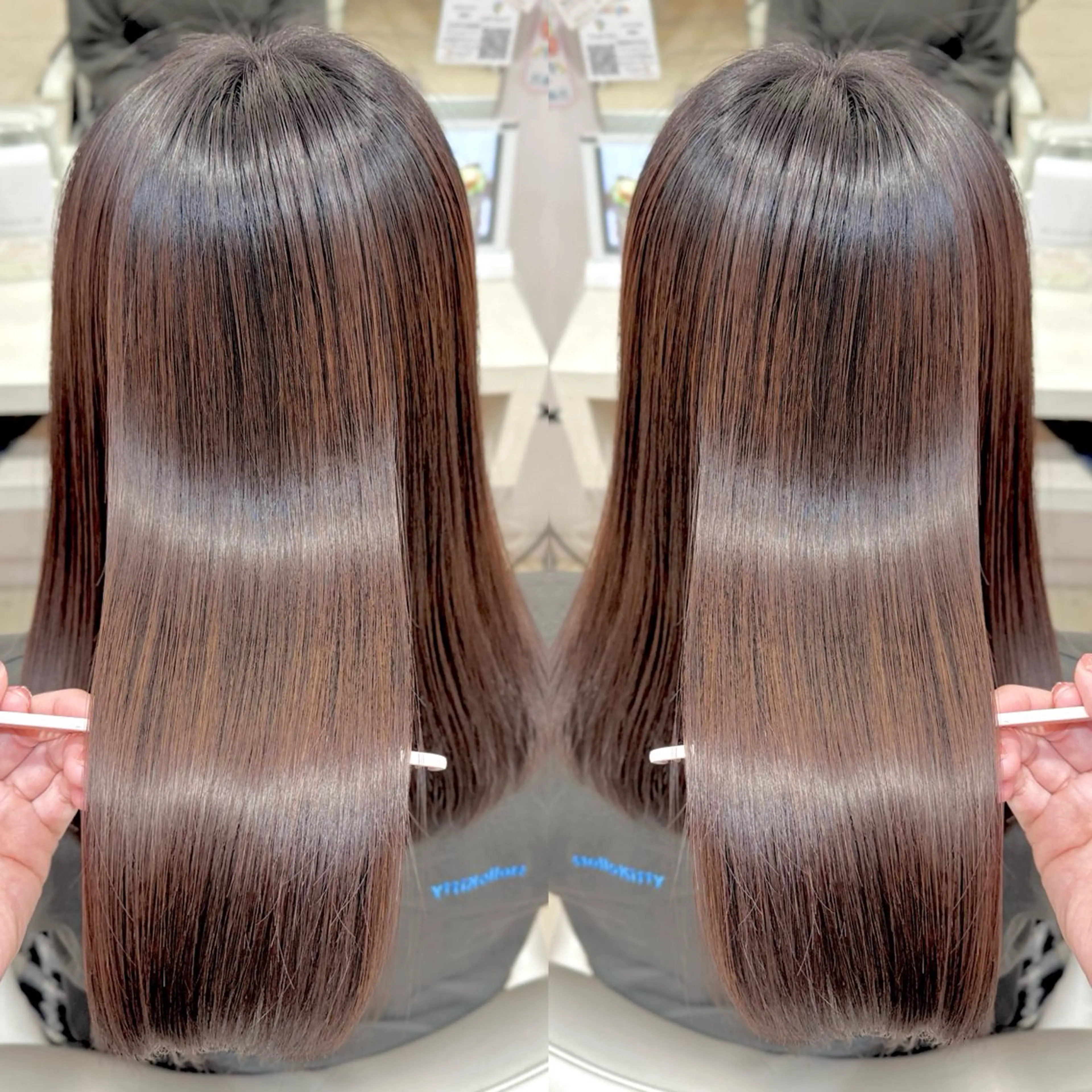 セミロング カット 縮毛矯正 トリートメント 💎髪質改善特化/ 町田莉彩💎のヘアスタイル