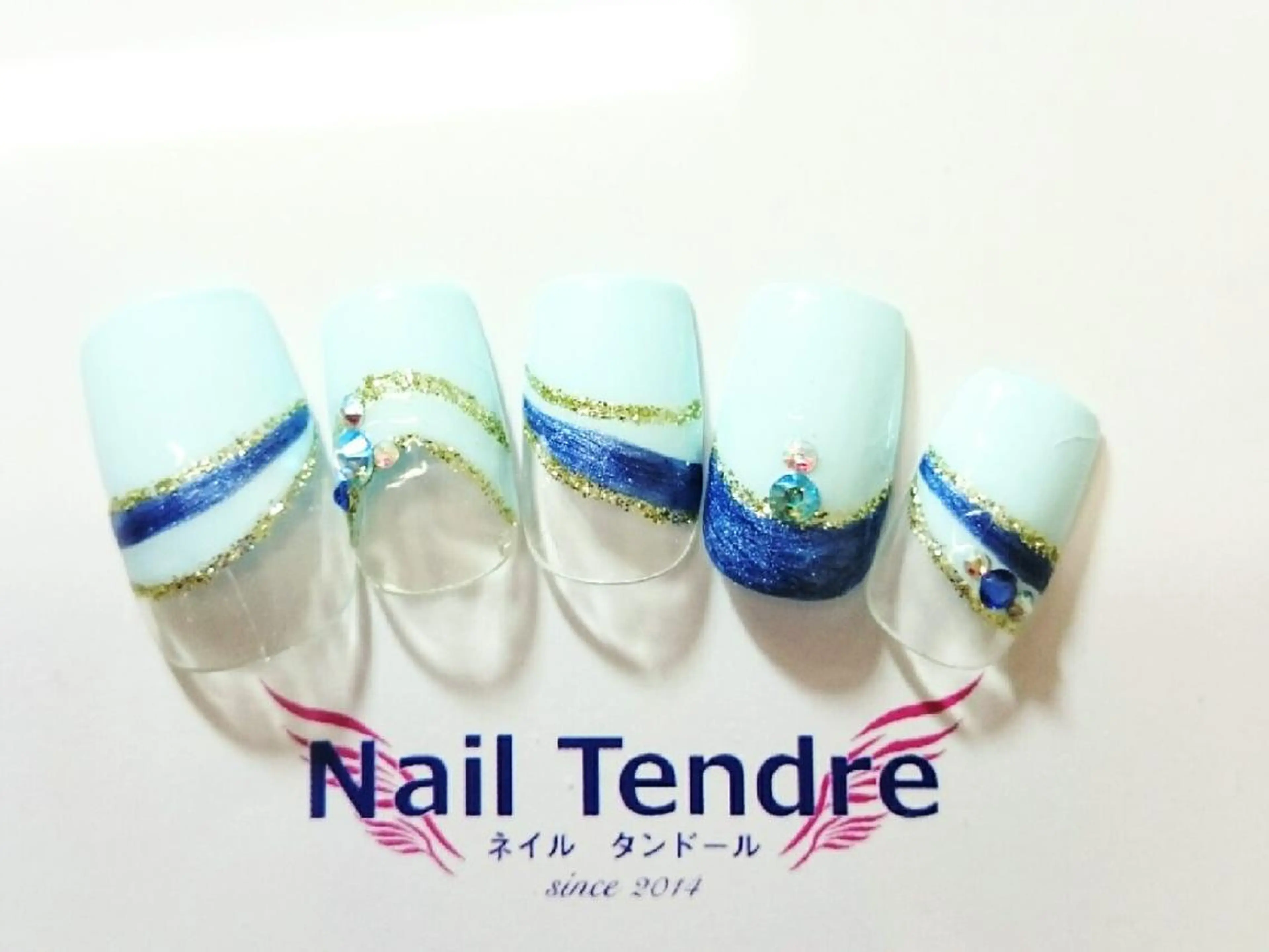 ネイル アートネイル ジェルネイル ソフトジェル ストーンネイル ハンドネイル Nail  Tendreのネイルデザイン