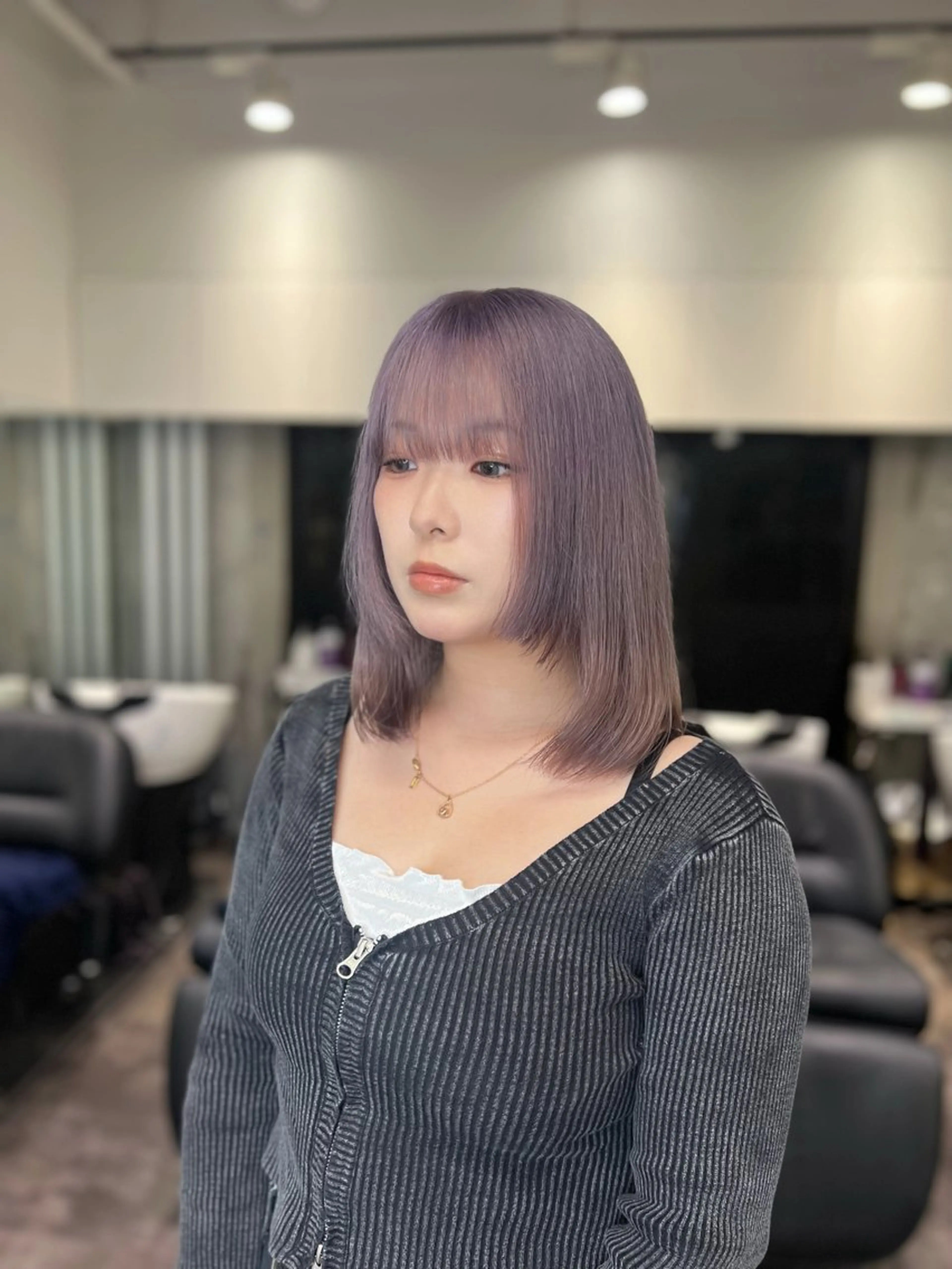ミディアム 【elyts】 COCOROのヘアスタイル