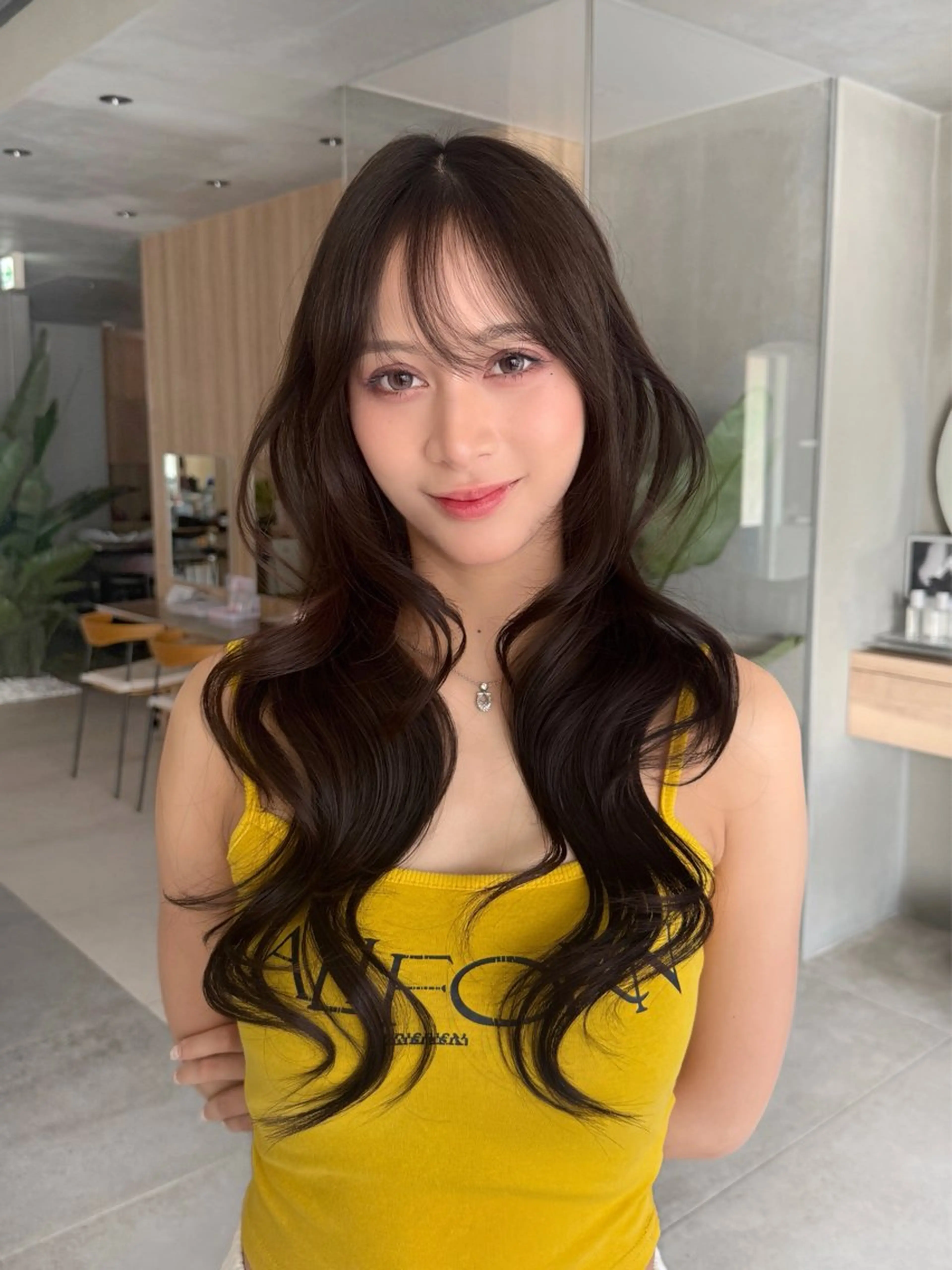【スタンダードメニュー❤︎】透明感カラー+トリートメント+ｼｬﾝﾌﾟｰﾌﾞﾛｰの写真