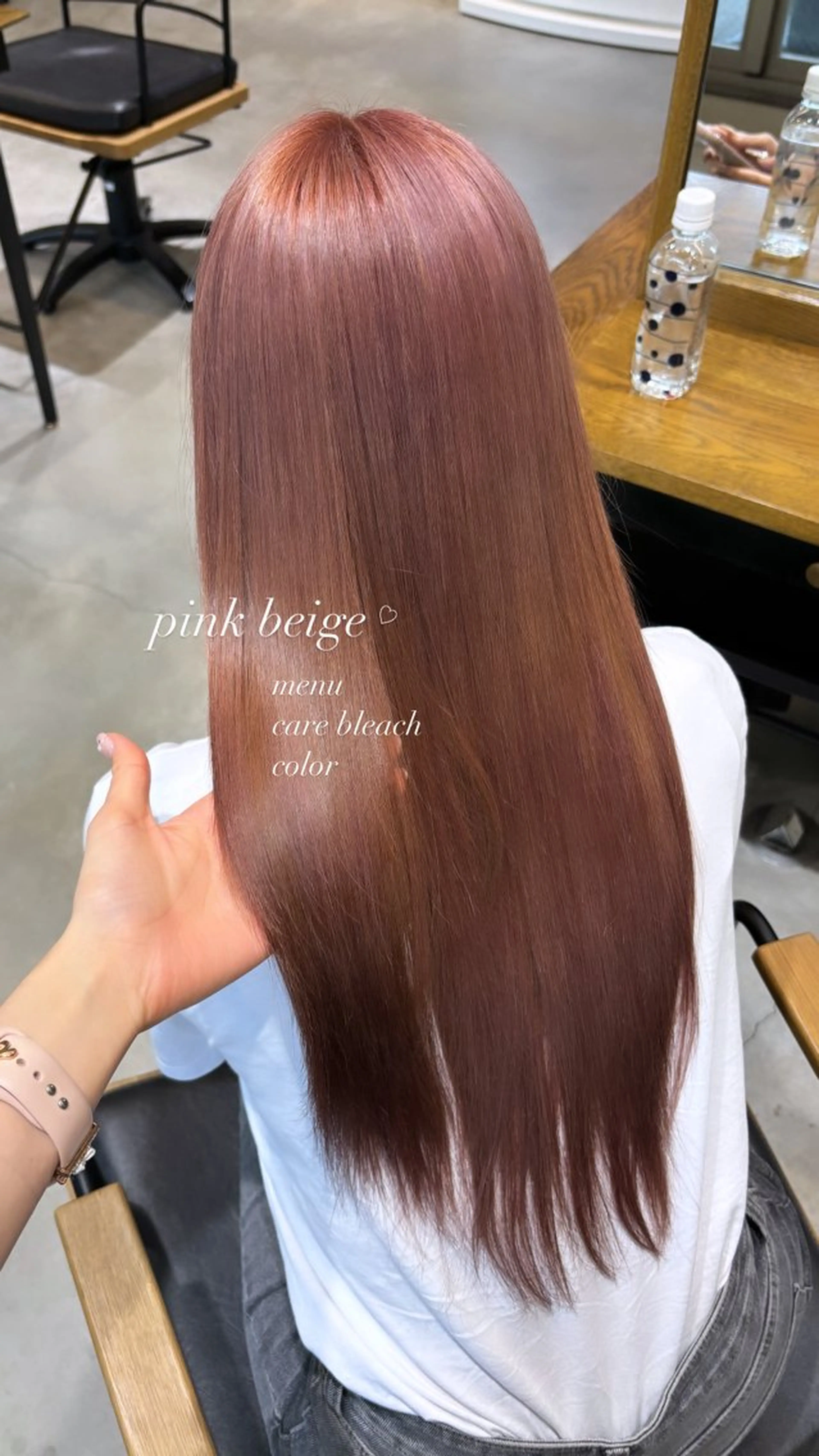 ロング カラー 𝒎𝒐𝒆🩰 名駅/ヘアメ/暖色♡のヘアスタイル