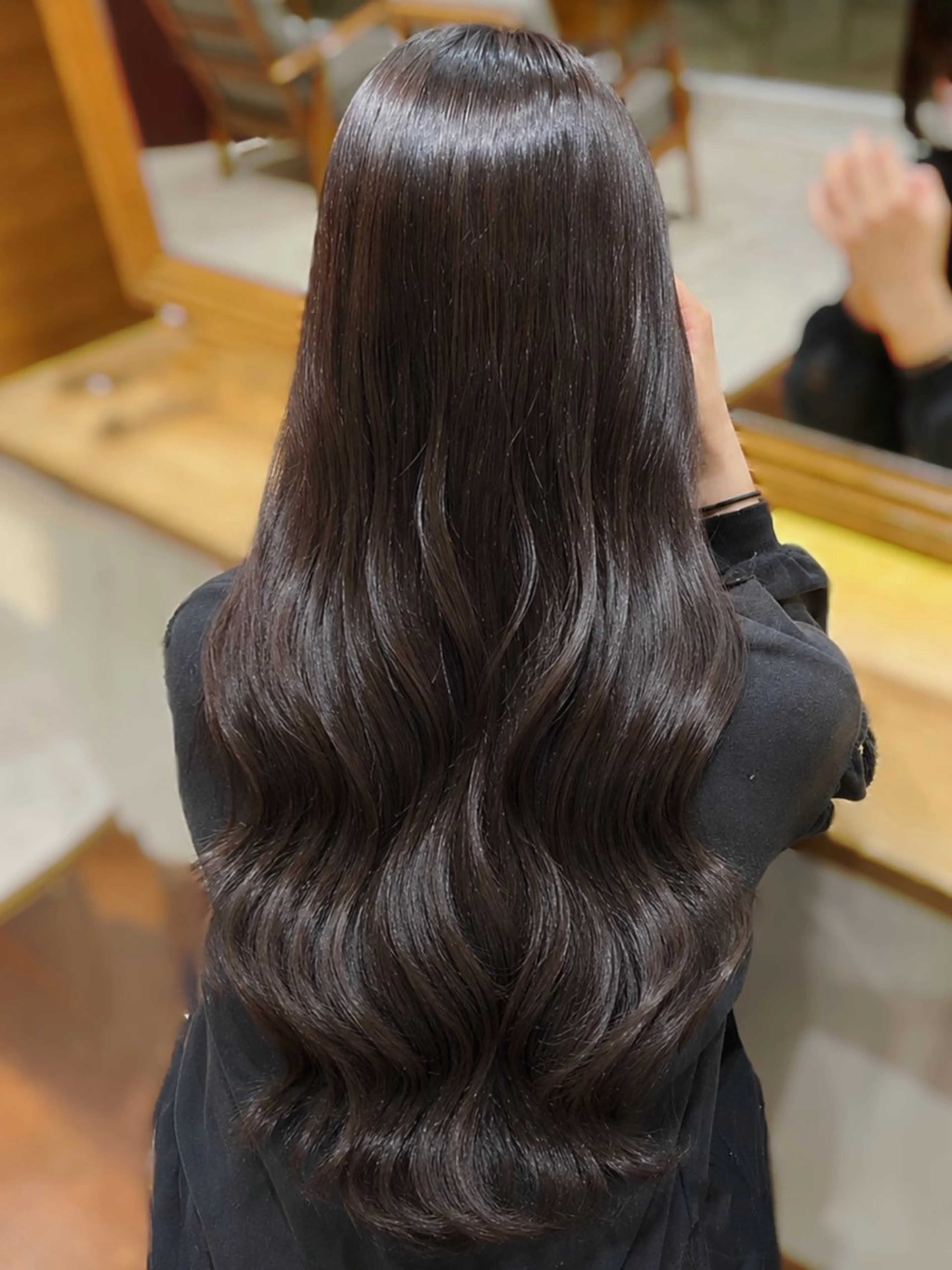 ロング カラー ブラウンカラー ヘアカラー 🎀仙台/ボブ /暖色/ありさ🎀のヘアスタイル