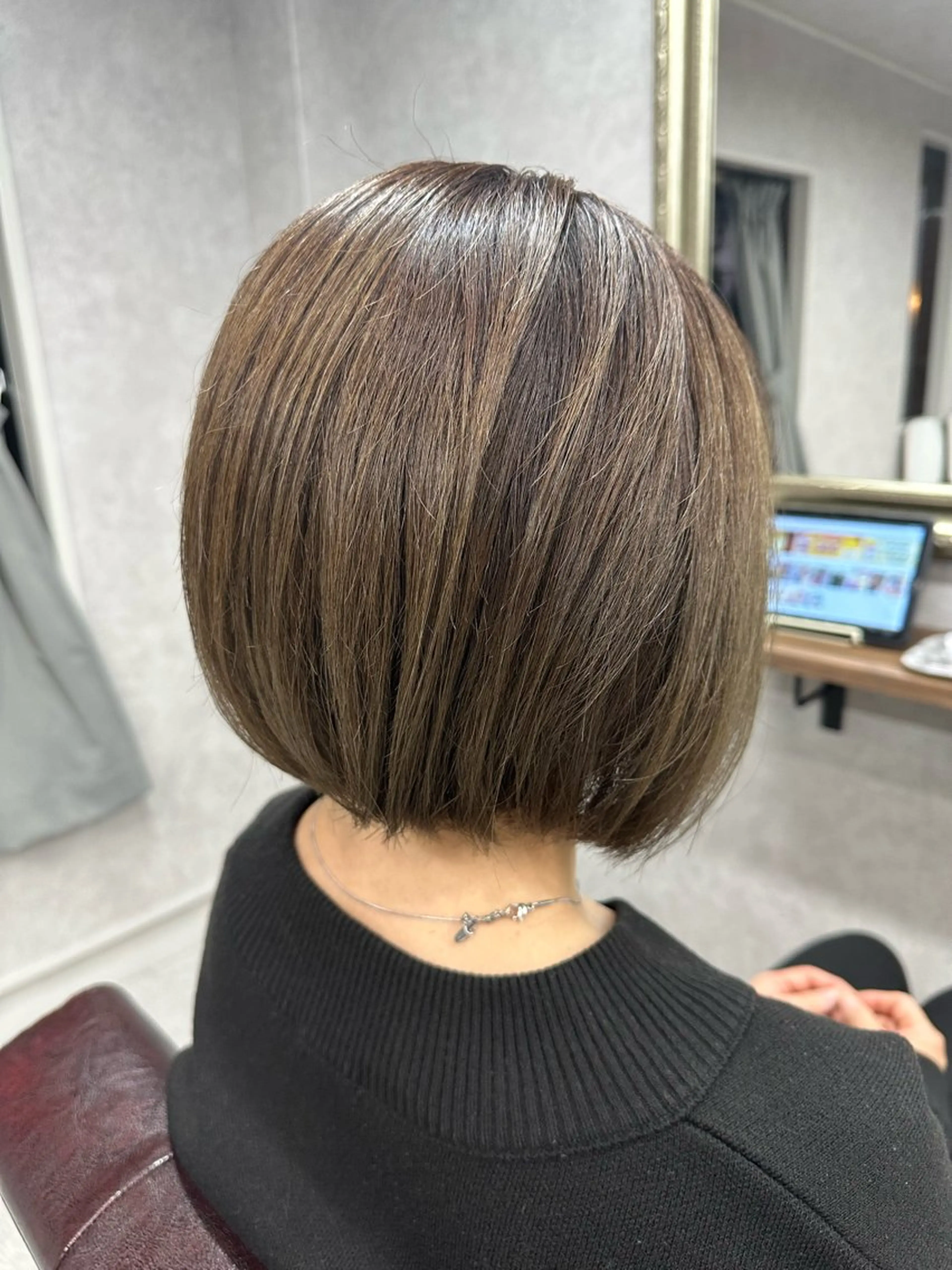 ショート カラー カット ヘアカラー トリートメント Lien 深井店のヘアスタイル
