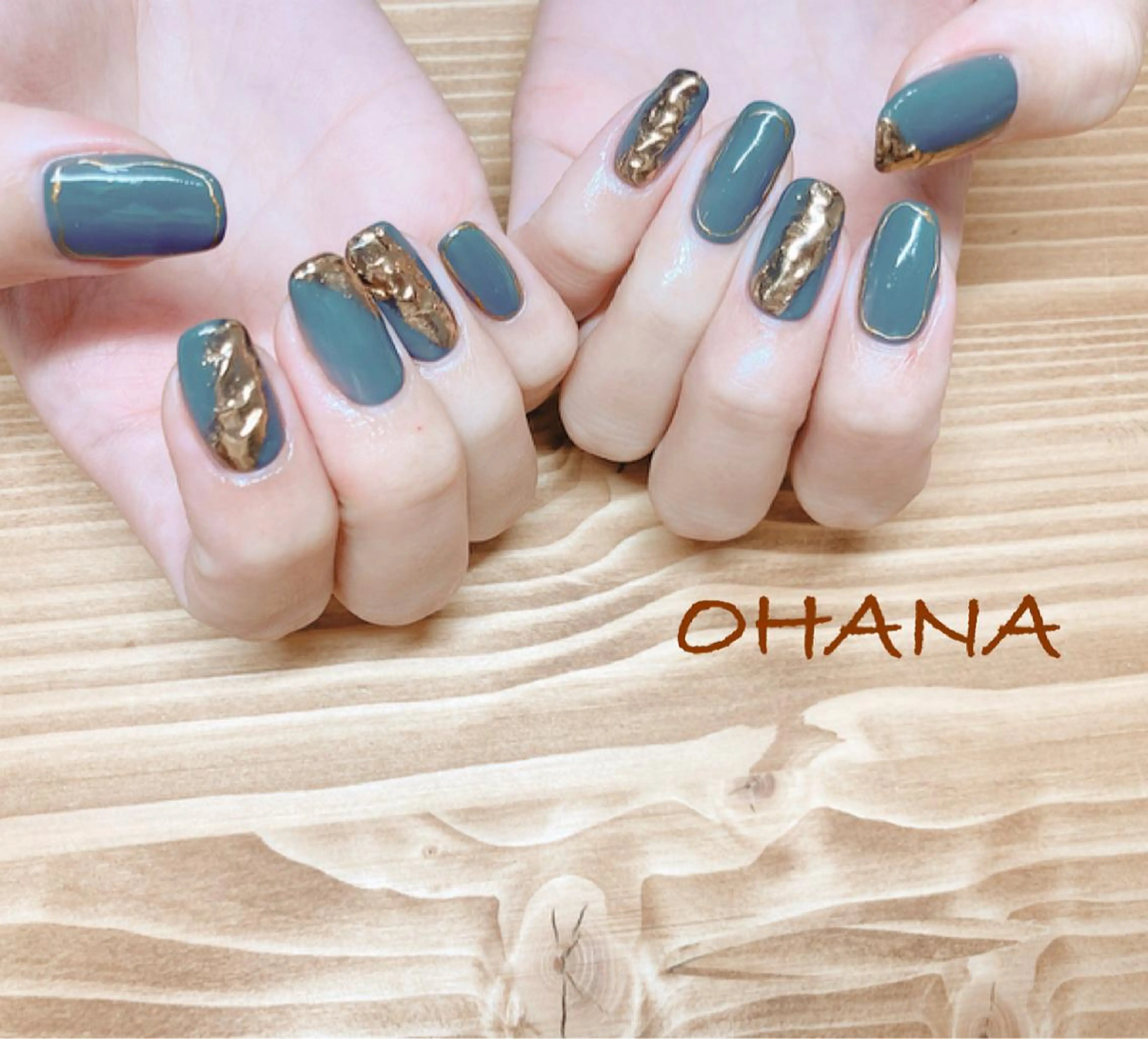 ネイル 成人式 フットネイル ハート ミラーネイル ニュアンスネイル nailroom  OHANA所属・nailroom OHANA🌴のネイルデザイン