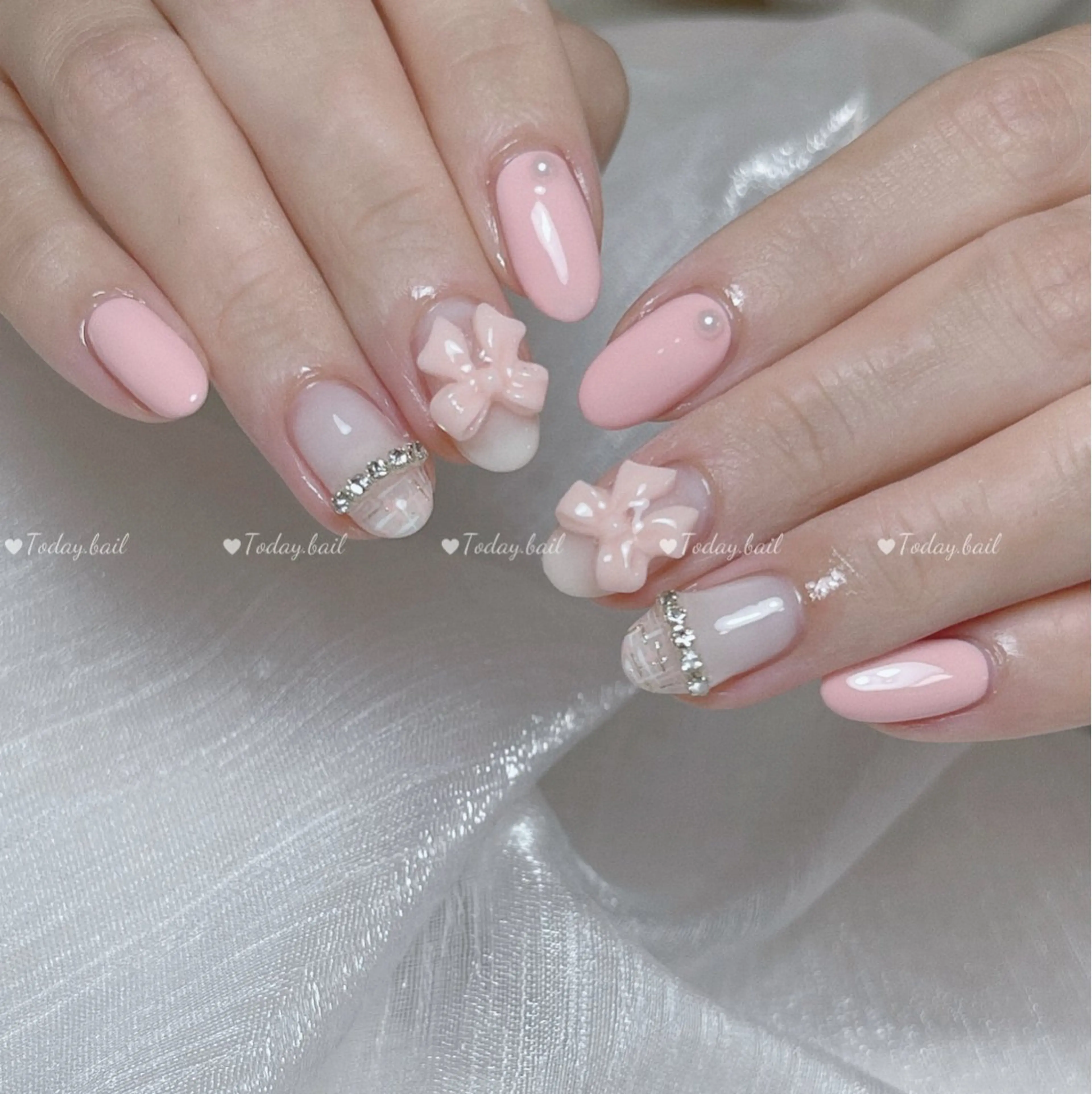 ネイル ハンドネイル 🎀Today nail💅のネイルデザイン