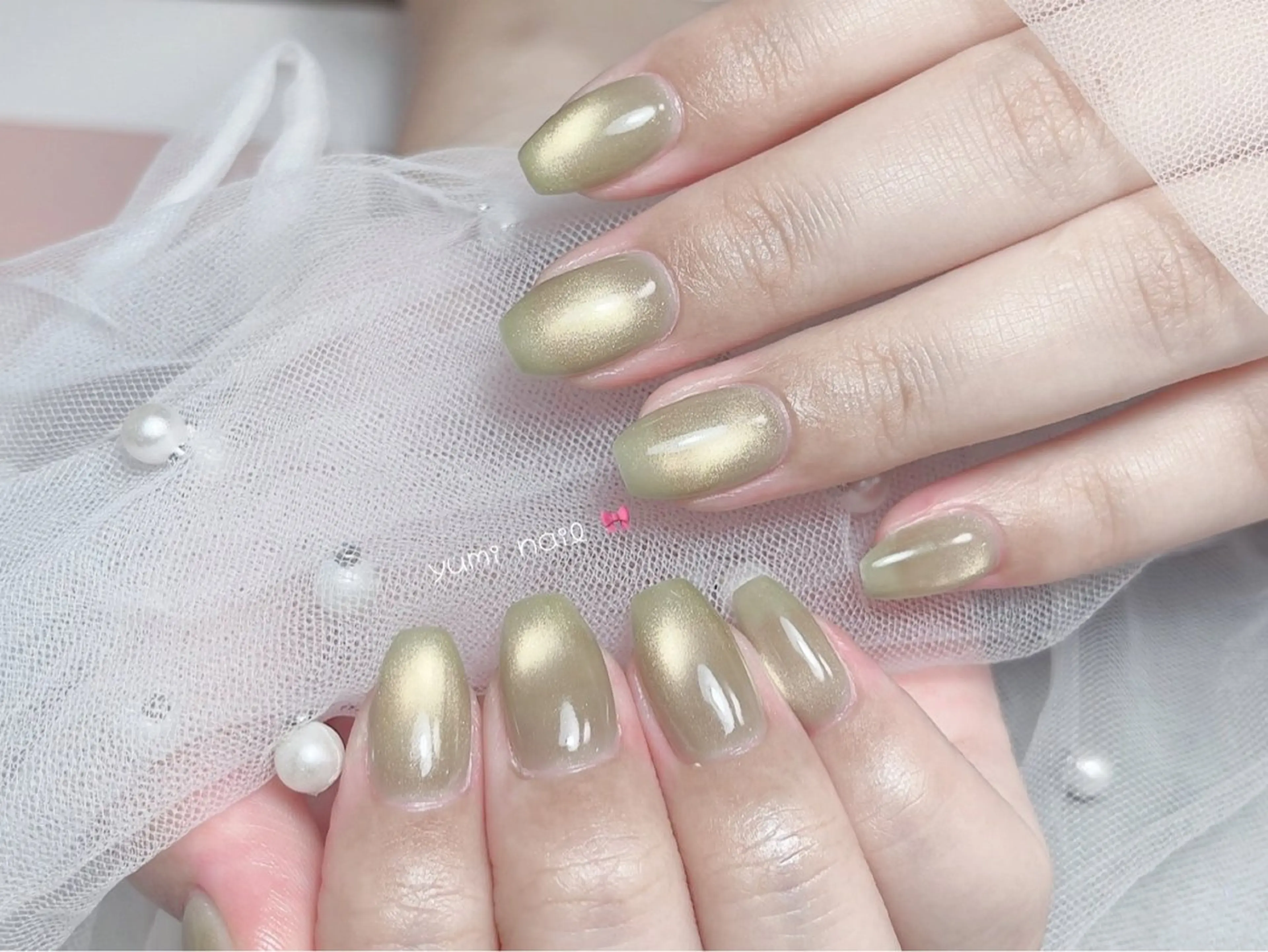 ネイル 𝐲𝐮𝐦𝐢🎀 長さ出しデザイン専門のネイルデザイン