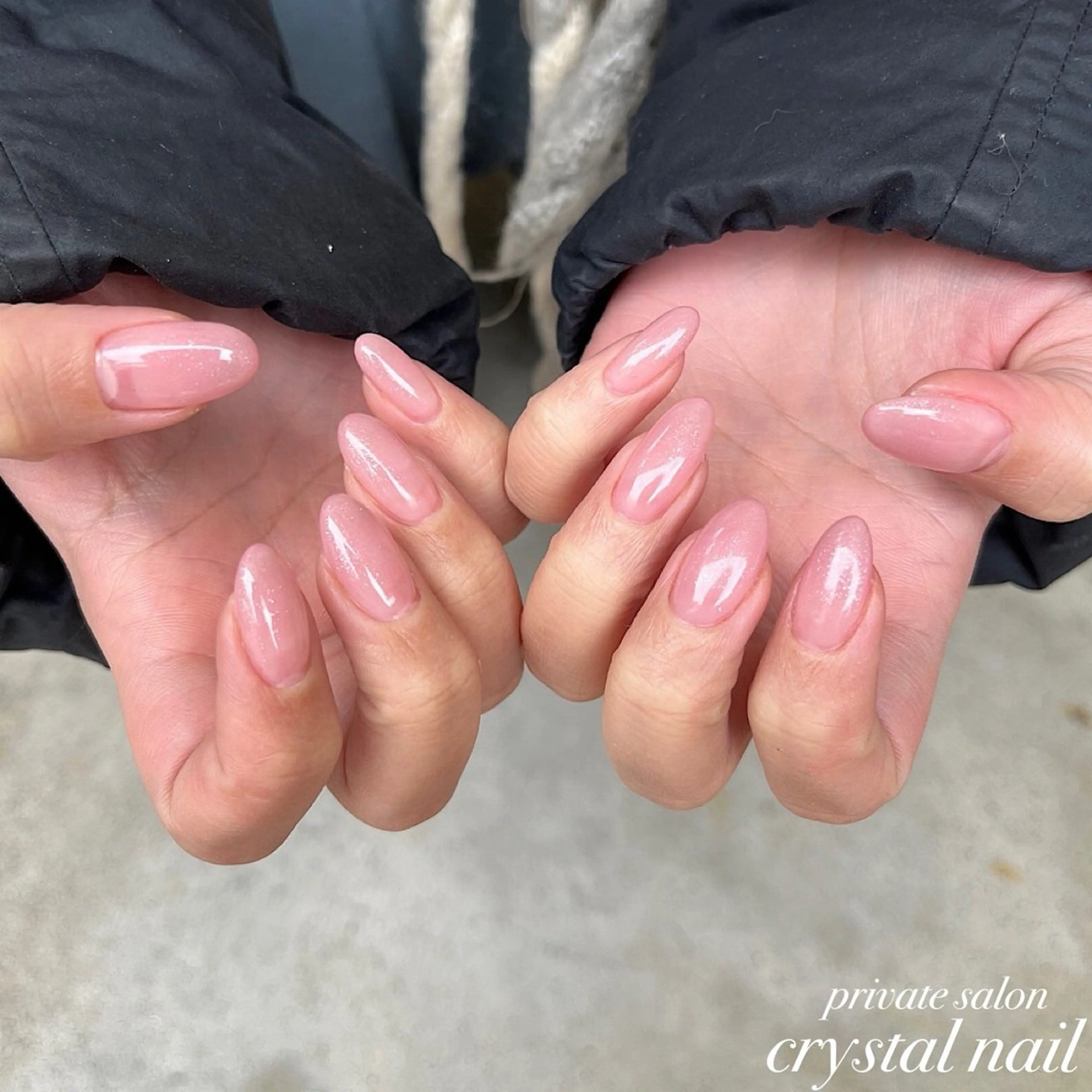 ネイル ラメ(グリッター) ラメグラデーション Crystal Nailのネイルデザイン