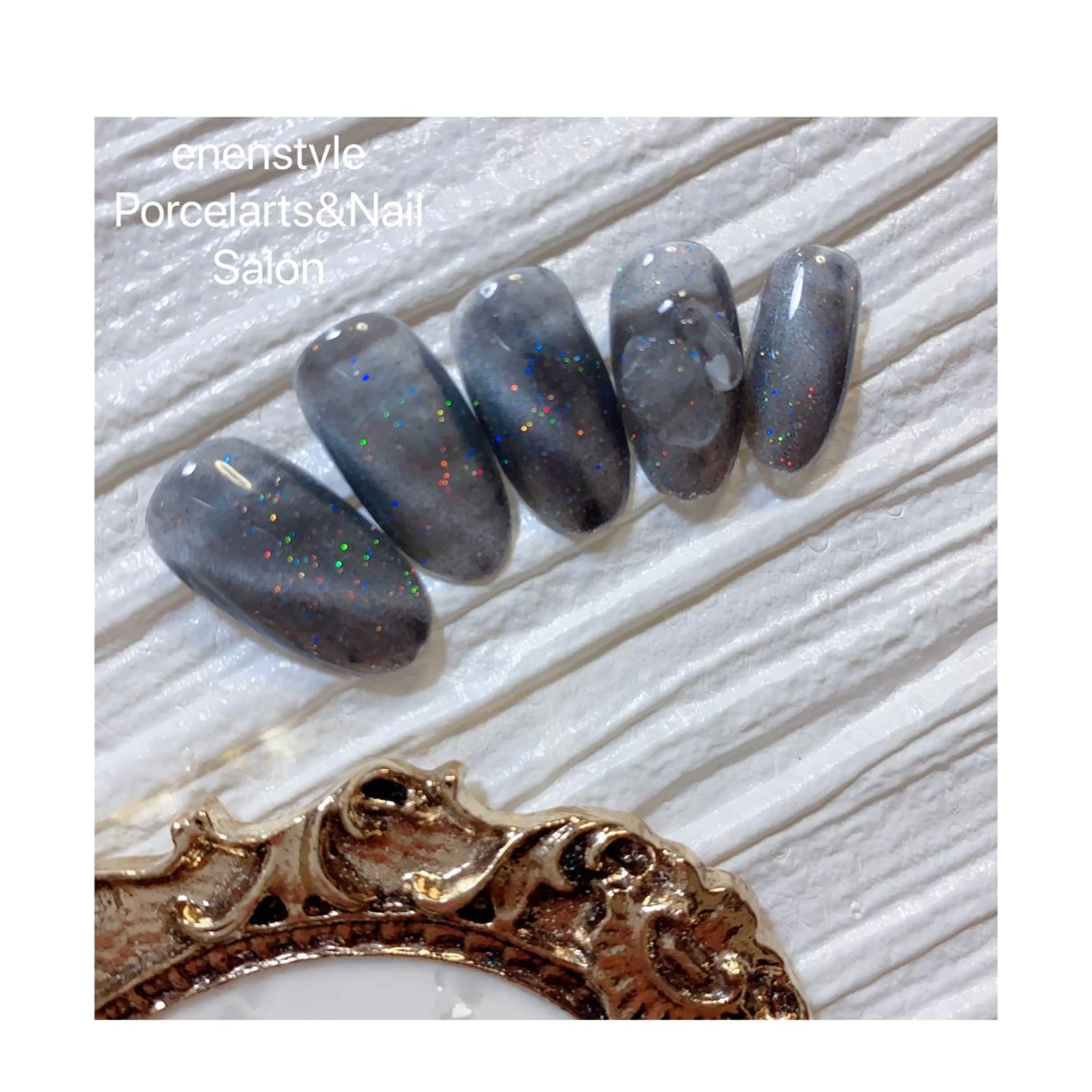 ミディアム ネイル ハンドネイル 👑enen style👑のネイルデザイン