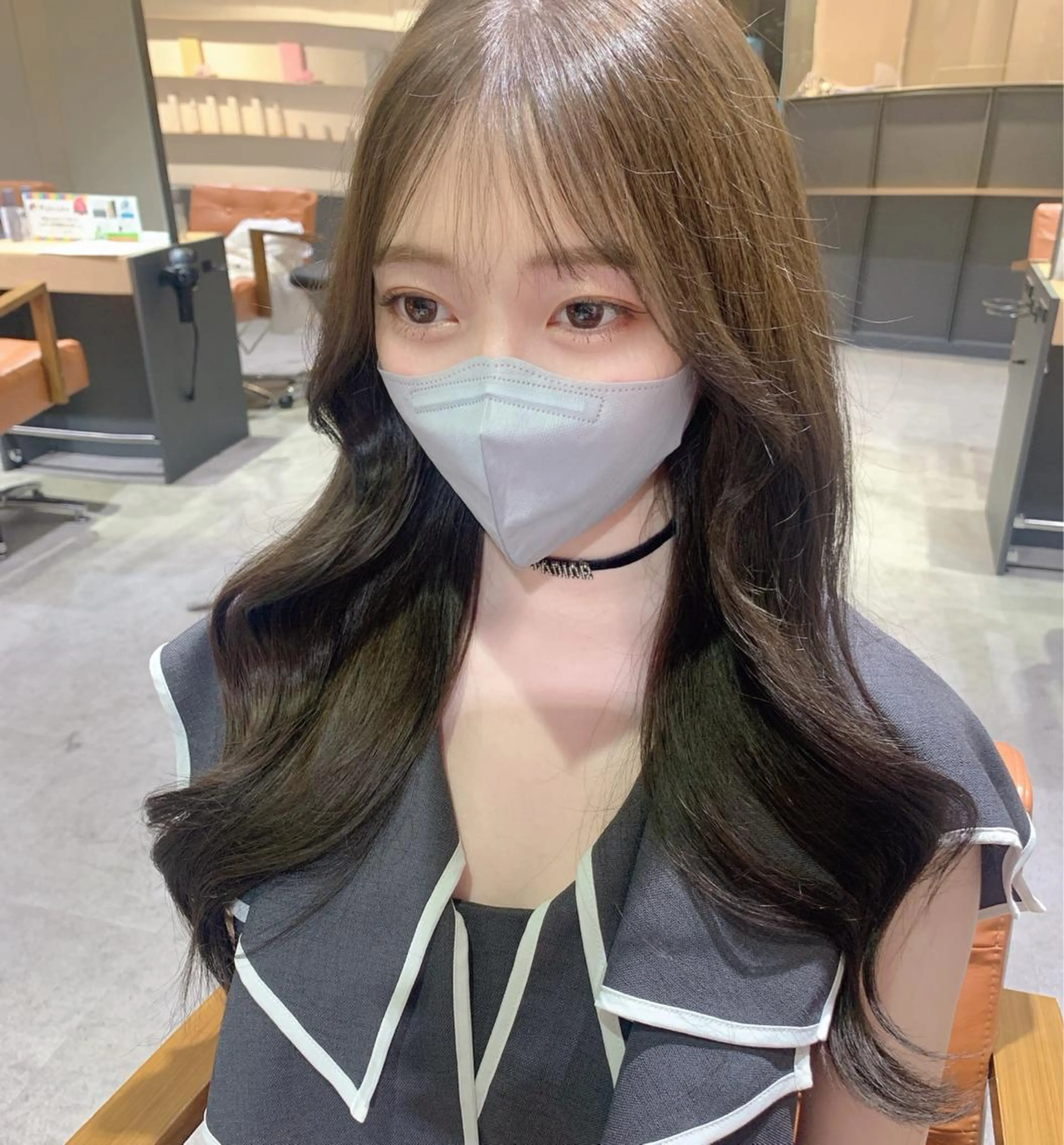 ロング カラー grace by afloat所属・平尾 樹里のヘアスタイル