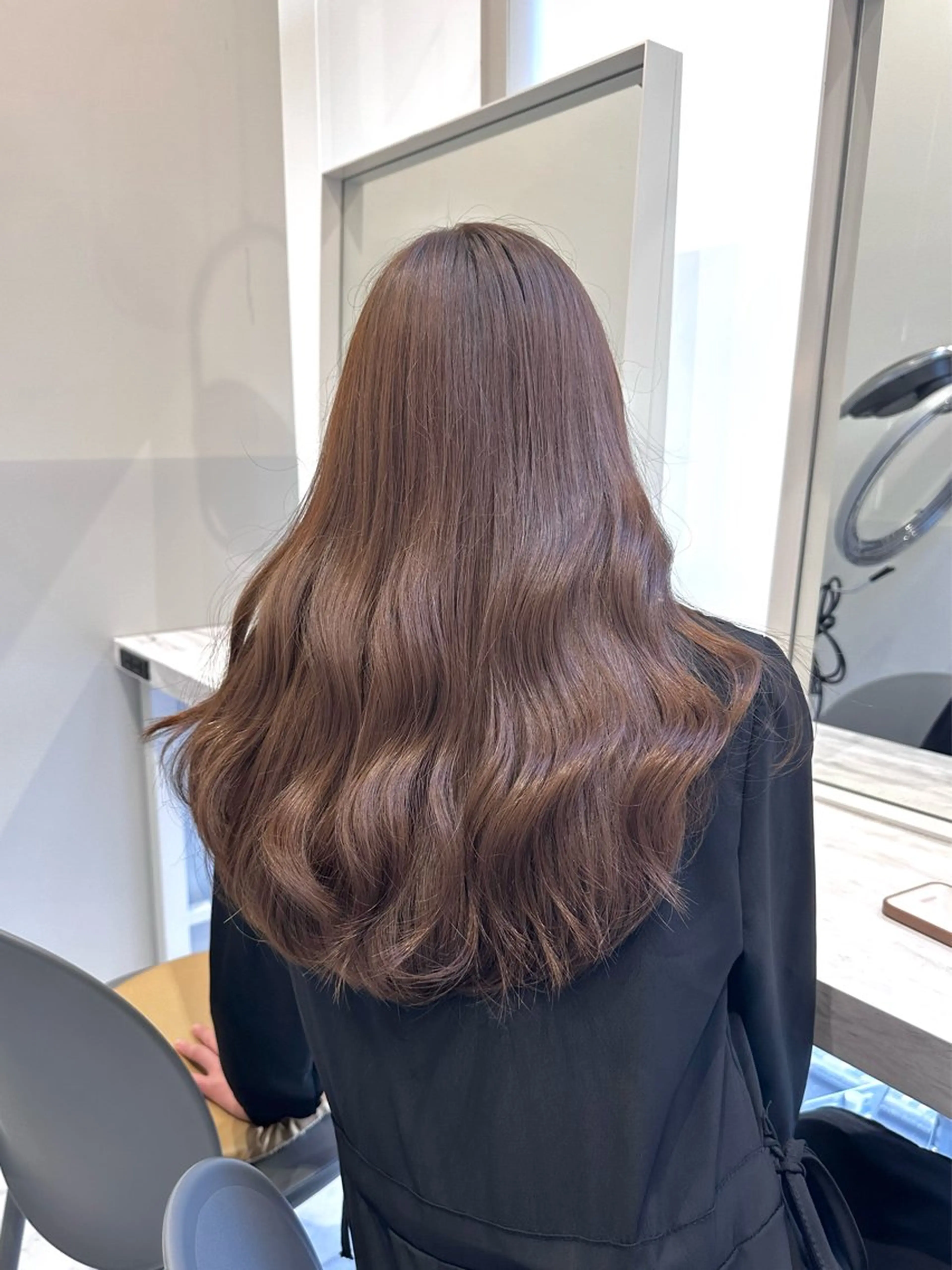 ロング カラー ベージュカラー ブリーチ ダブルカラー ブリーチなしカラー ヘアカラー トリートメント 矢野 晃平のヘアスタイル