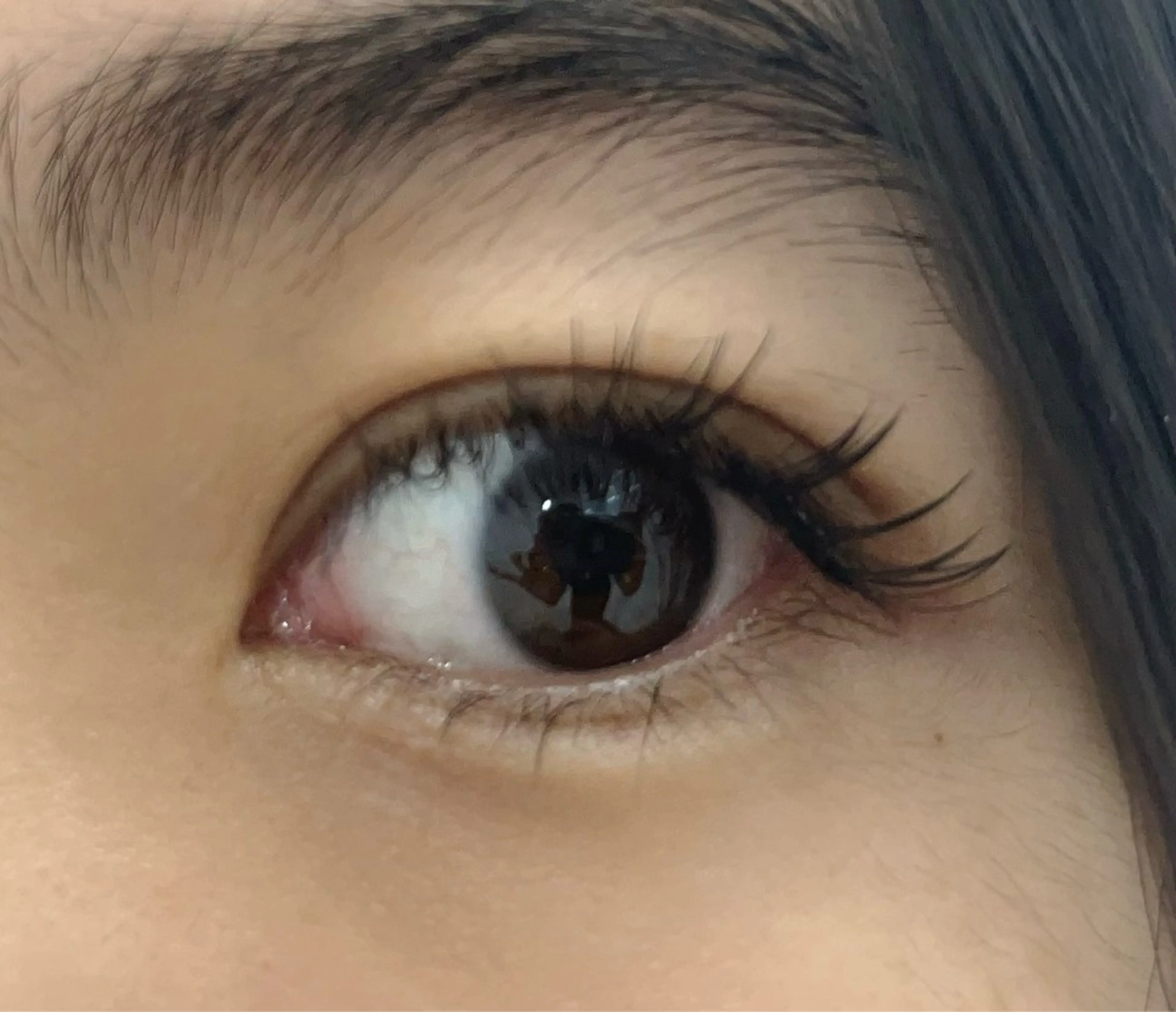 マツエク・マツパ フラットラッシュ チ ンのネイルデザイン