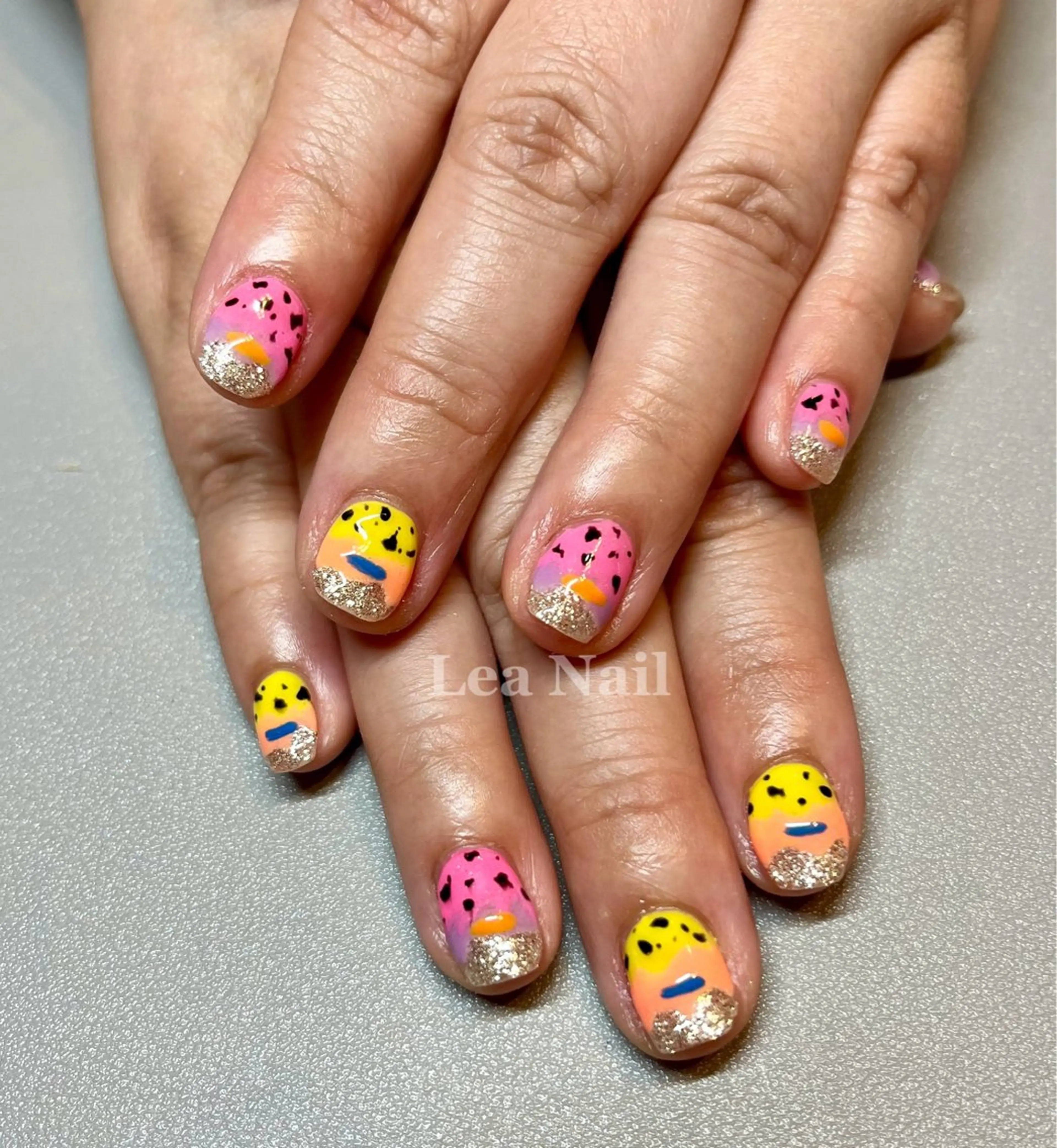 ネイル イースター 持ち込み Lea Nailのネイルデザイン