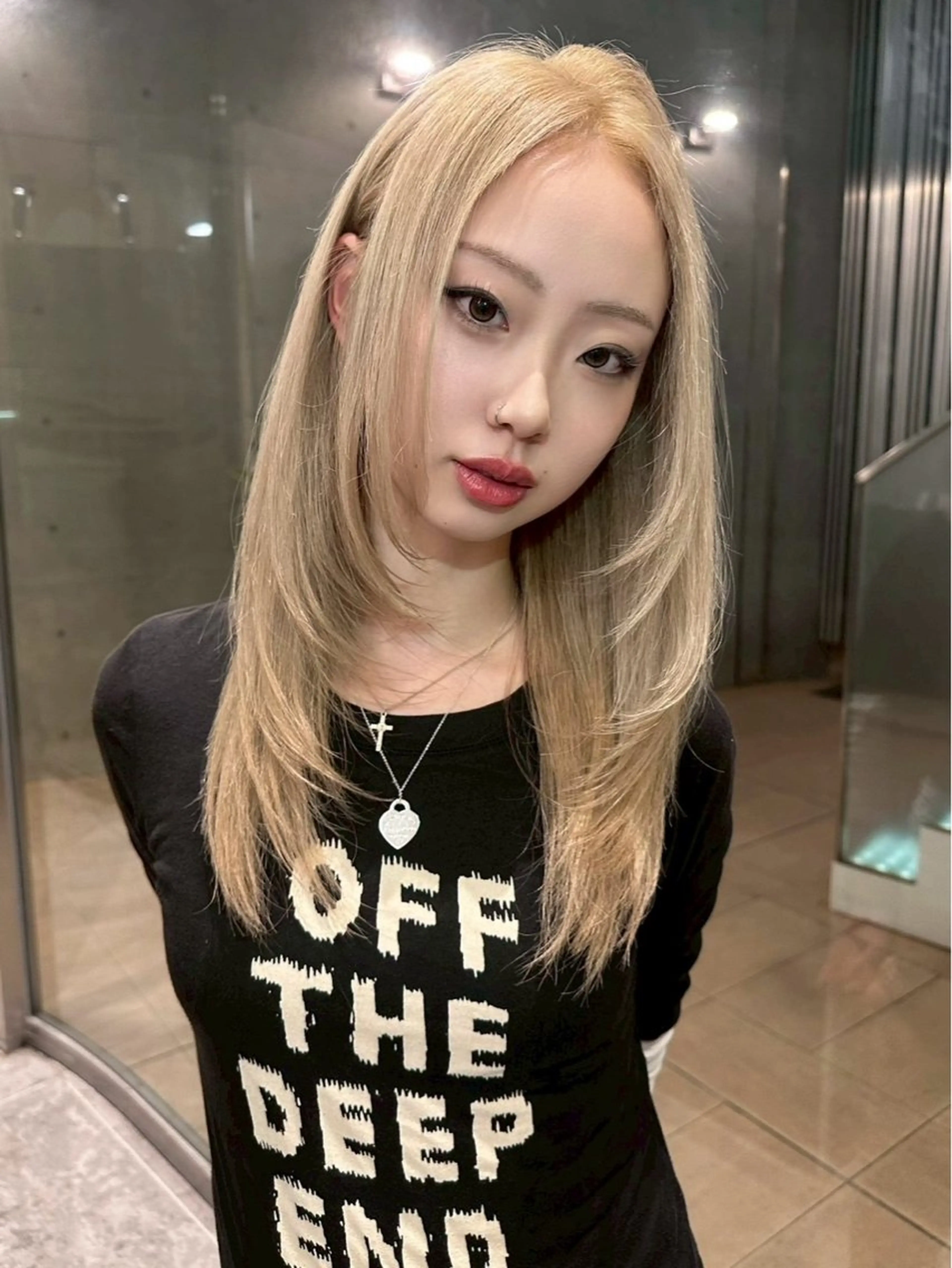 ミディアム カット ヘアカラー トリートメント ‎🤍髪質改善‎🤍 ‎ViVIE🤍のヘアスタイル