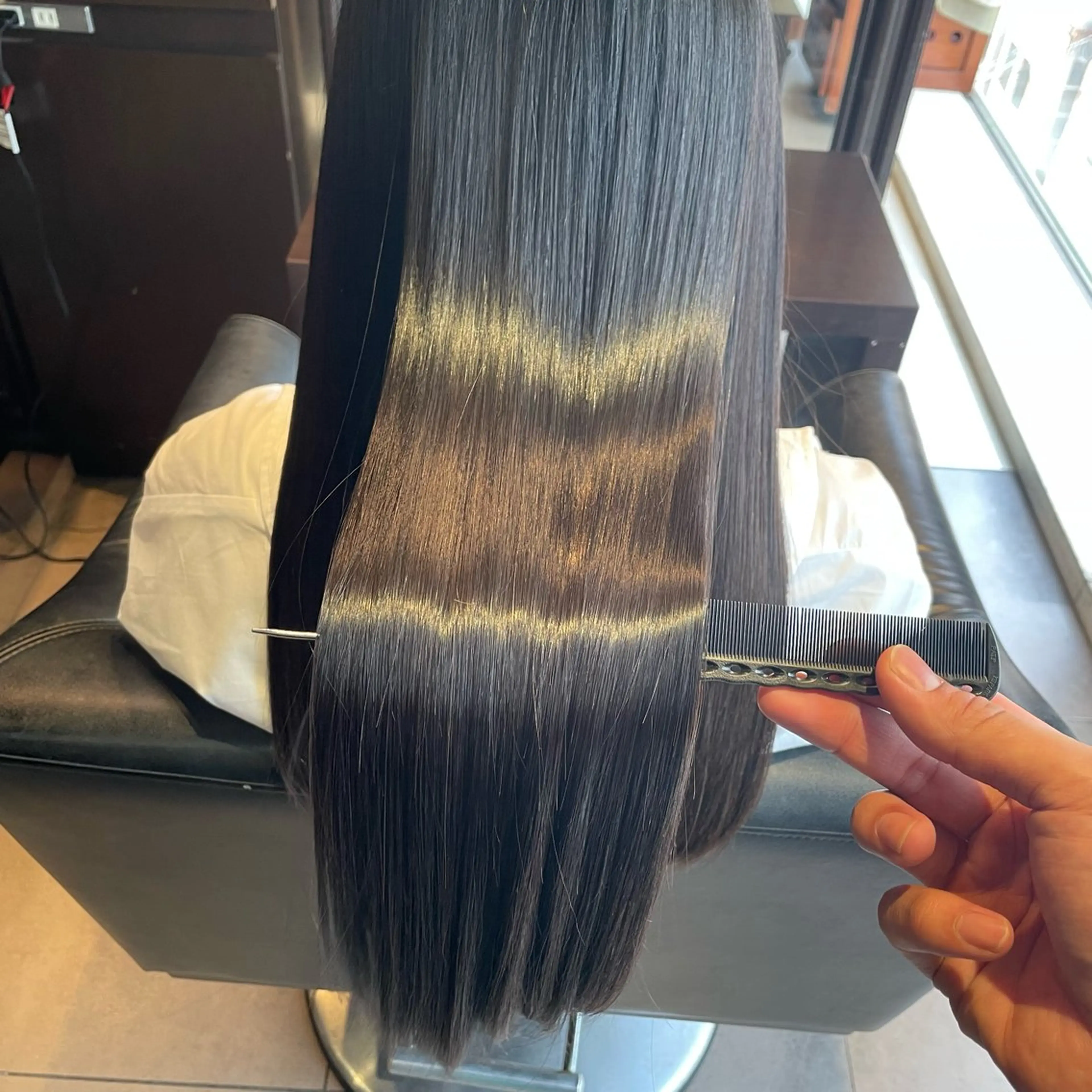 ロング カット ヘアカラー トリートメント 心斎橋 美髪職人　近江のヘアスタイル
