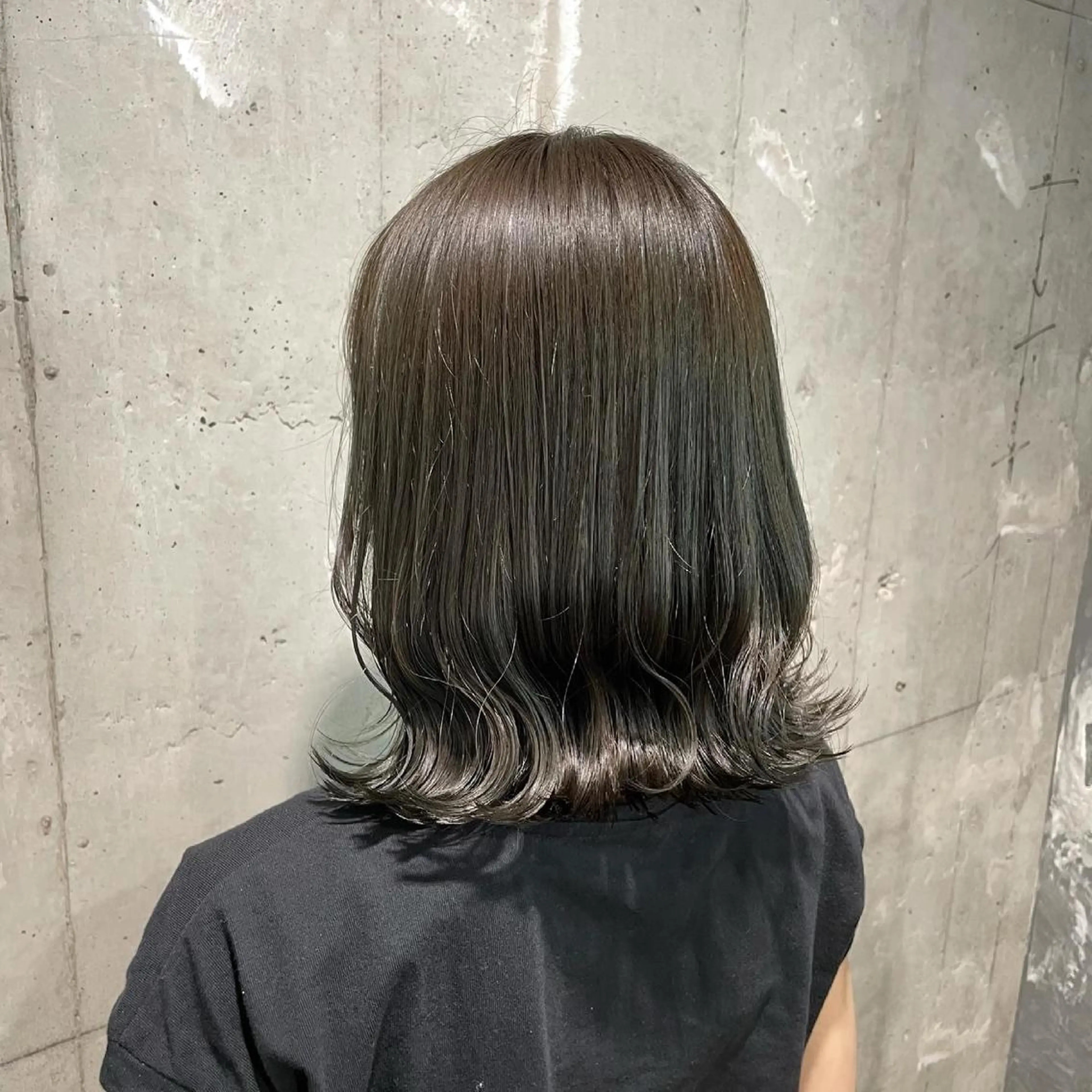 セミロング カラー ヘアカラー トリートメント ヘアセット 赤み消しカラー 🍀JUNKIのヘアスタイル