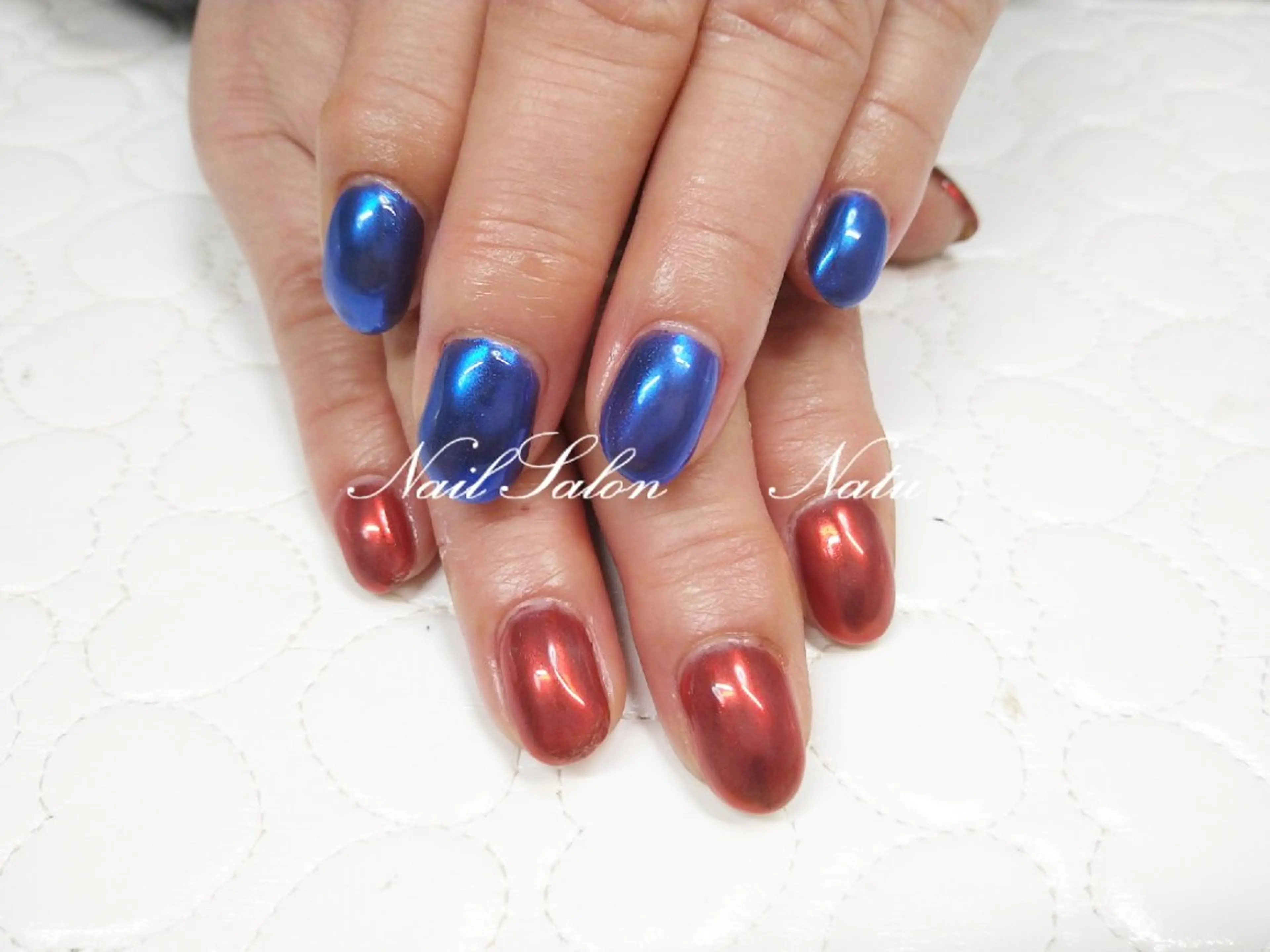 ネイル ミラーネイル nailsalon　 Natuのネイルデザイン