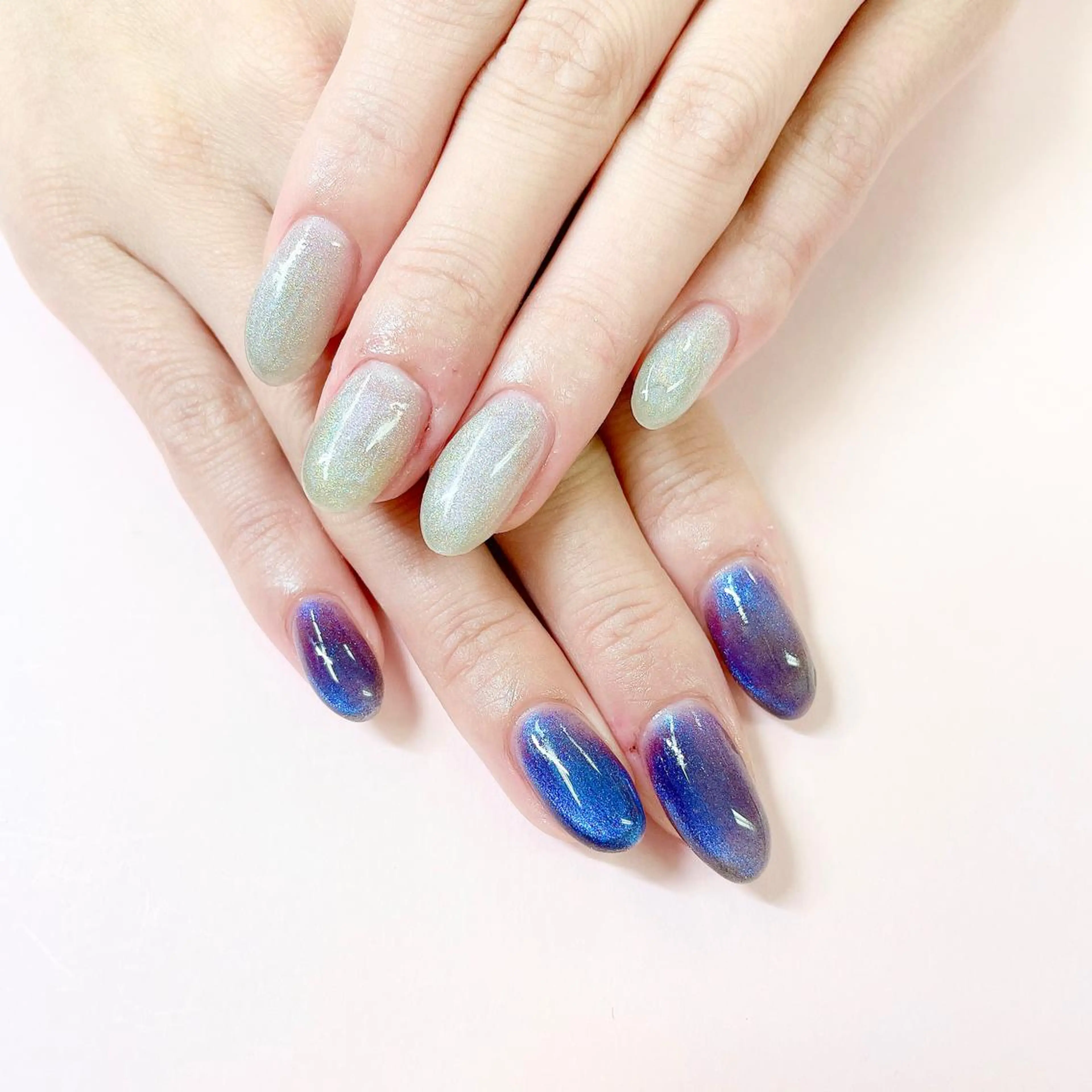 ネイル マグネットネイル ハンドネイル 大阪福島韓国束感まつ げ Sayaka🤍のマツエク・マツパデザイン