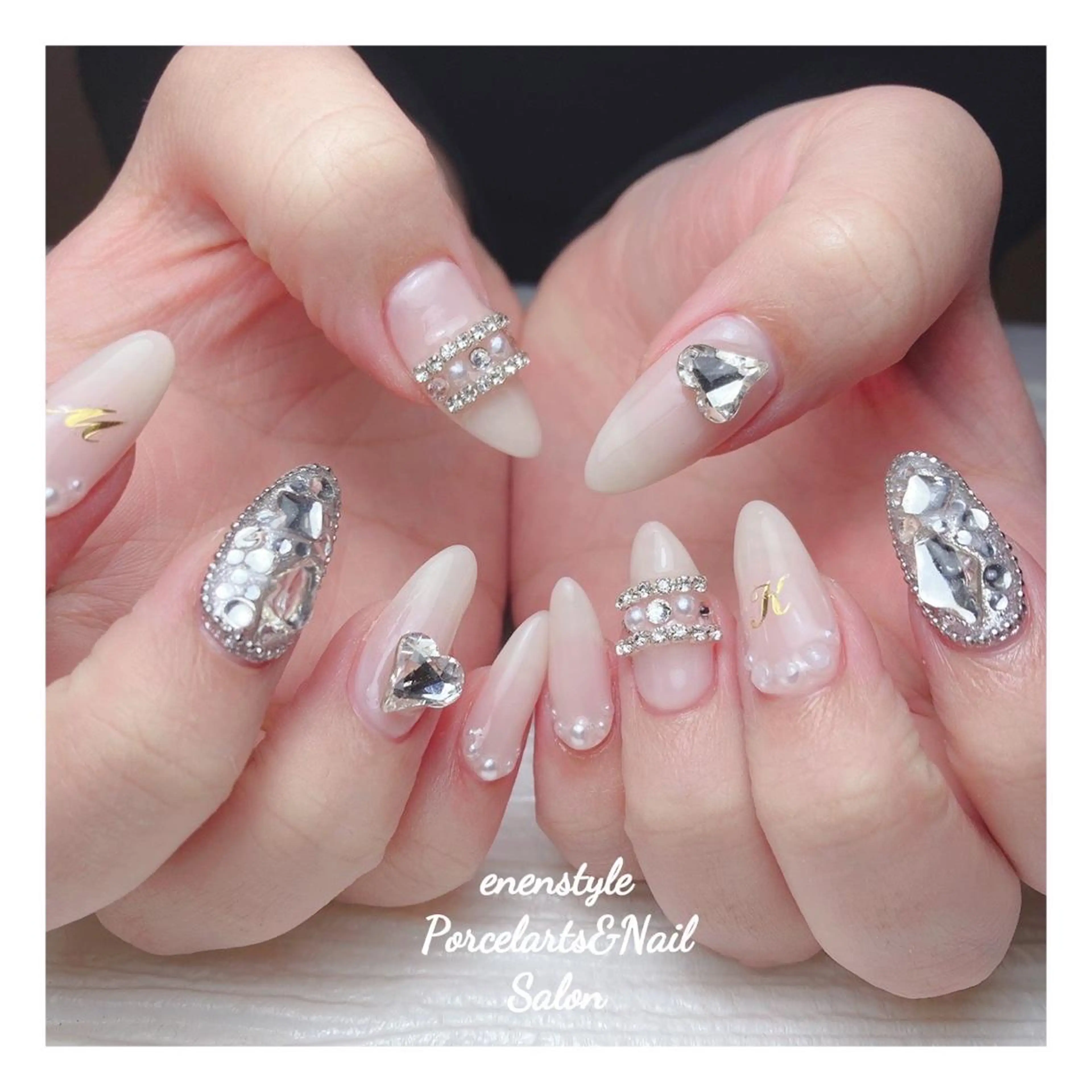 ミディアム ネイル 👑enen style👑のネイルデザイン