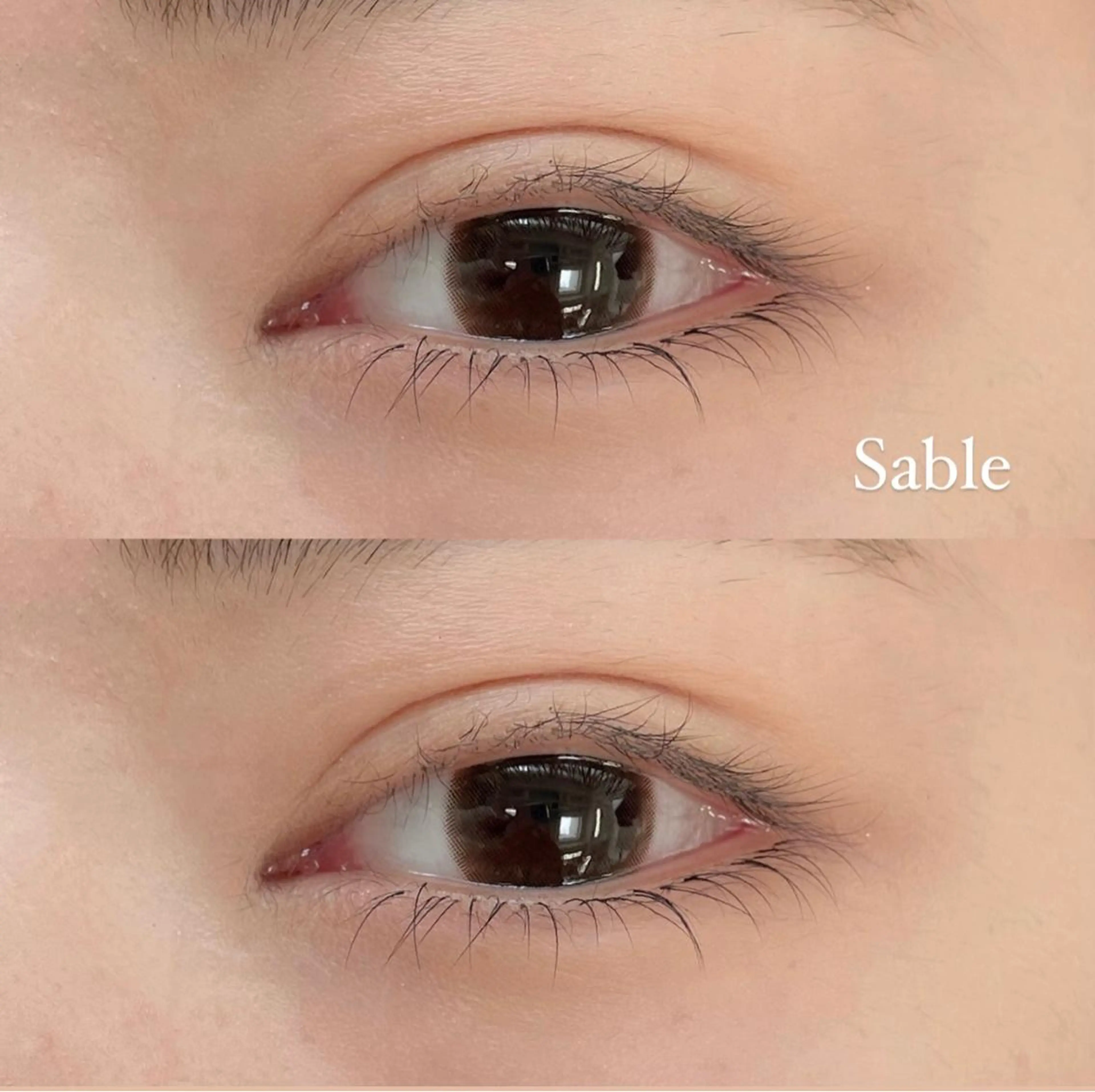 【単品】下まつげエクステ両目40本​〜​50本［他メニューと併用4000円］［オフ／再来様 各500円］の写真